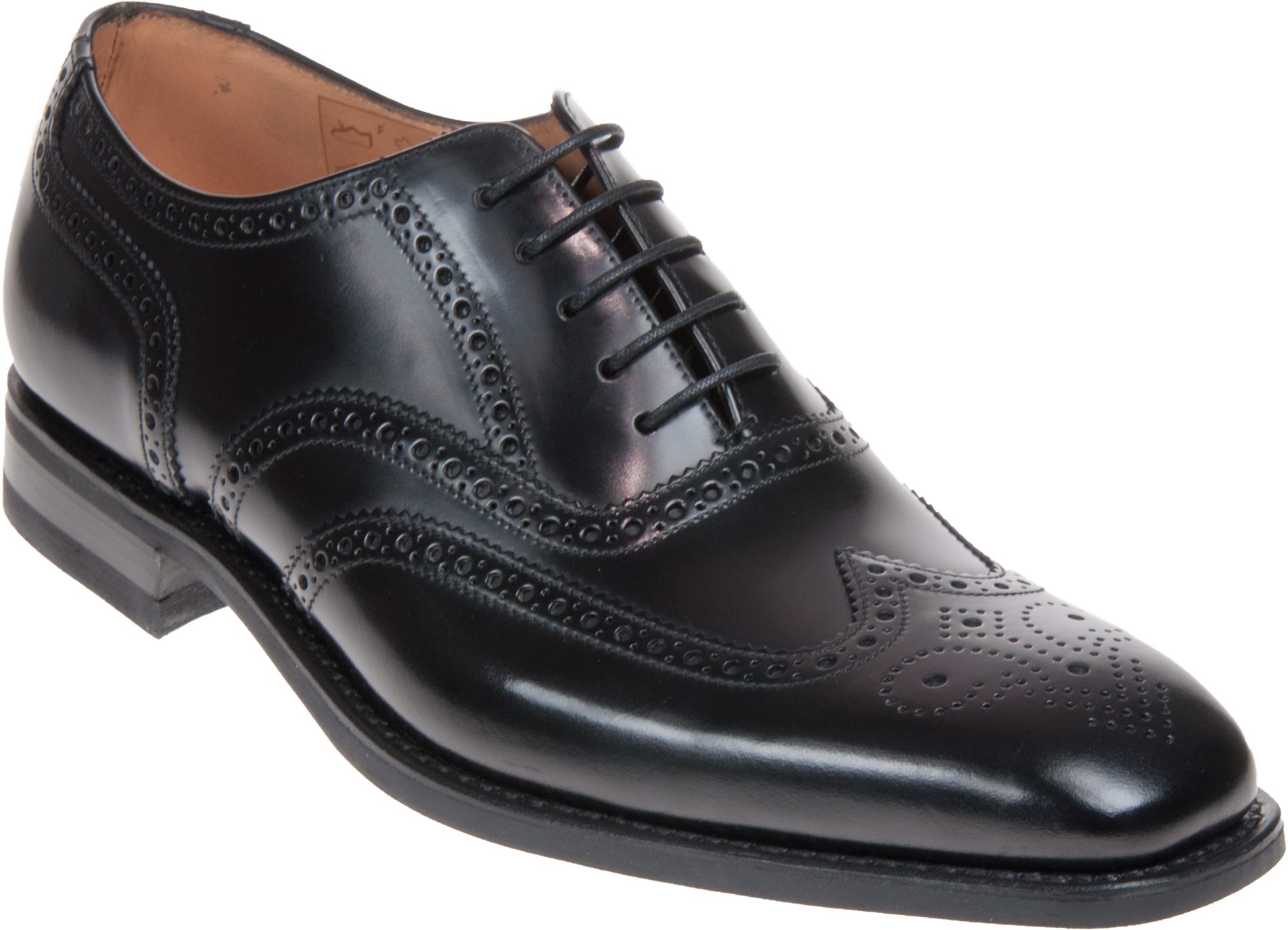 Loake 262 Black Polished Leather 262B 