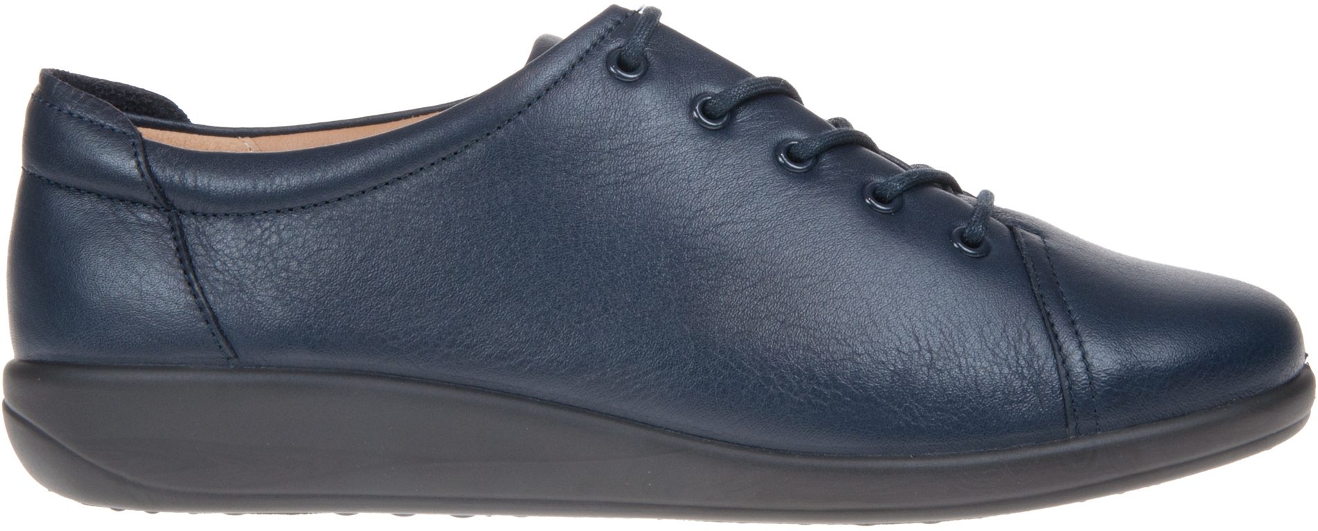 Hotter Dew Navy Leather DEWZZ2 - Everyday Shoes - Humphries Shoes