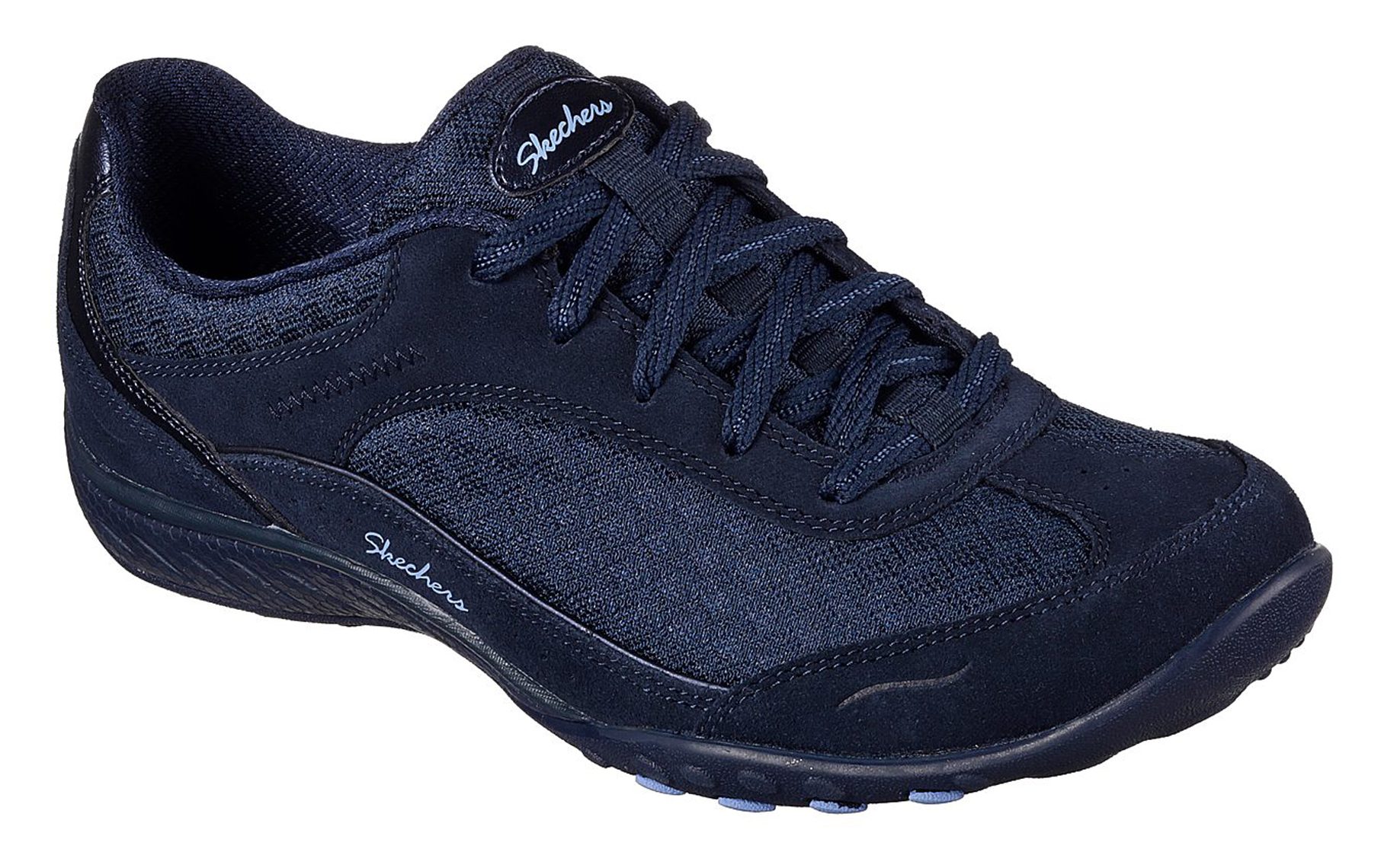 Skechers Fit; Breathe Easy - Simply Sincere Navy 23031 NVY - Womens Trainers - Humphries Shoes