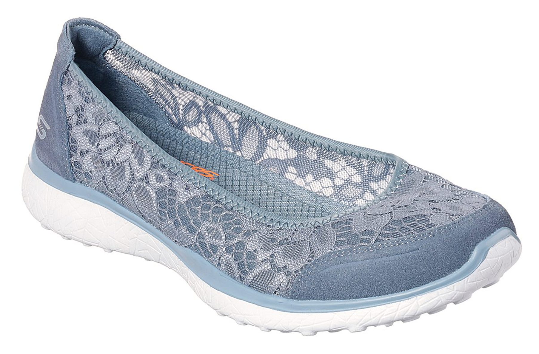 Skechers Microburst Sweet Bloom Slate Grey 23581 SLT - Ballerina Shoes Shoes