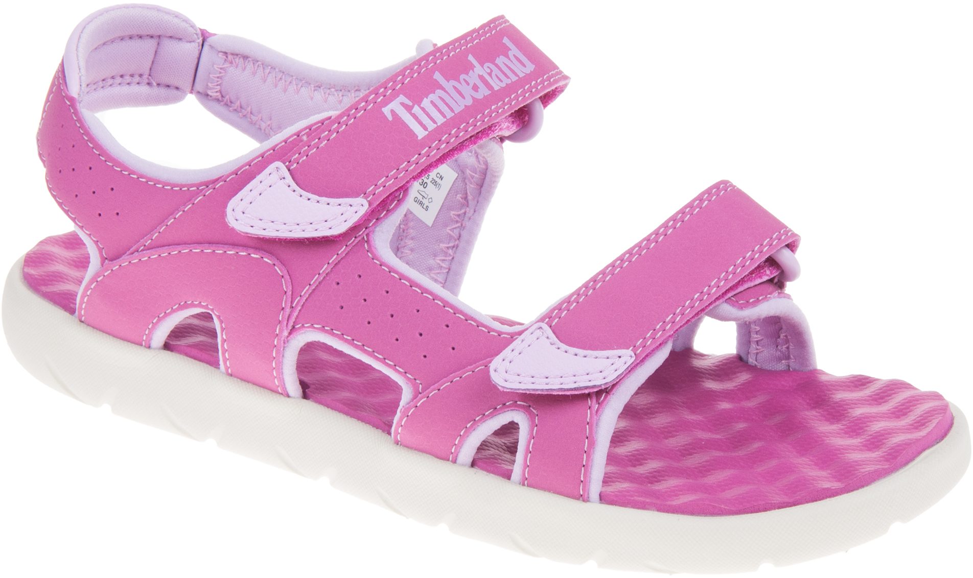 Timberland Perkins Row 2-Strap Sandal Junior Pink A1QGT - Girls Sandals ...