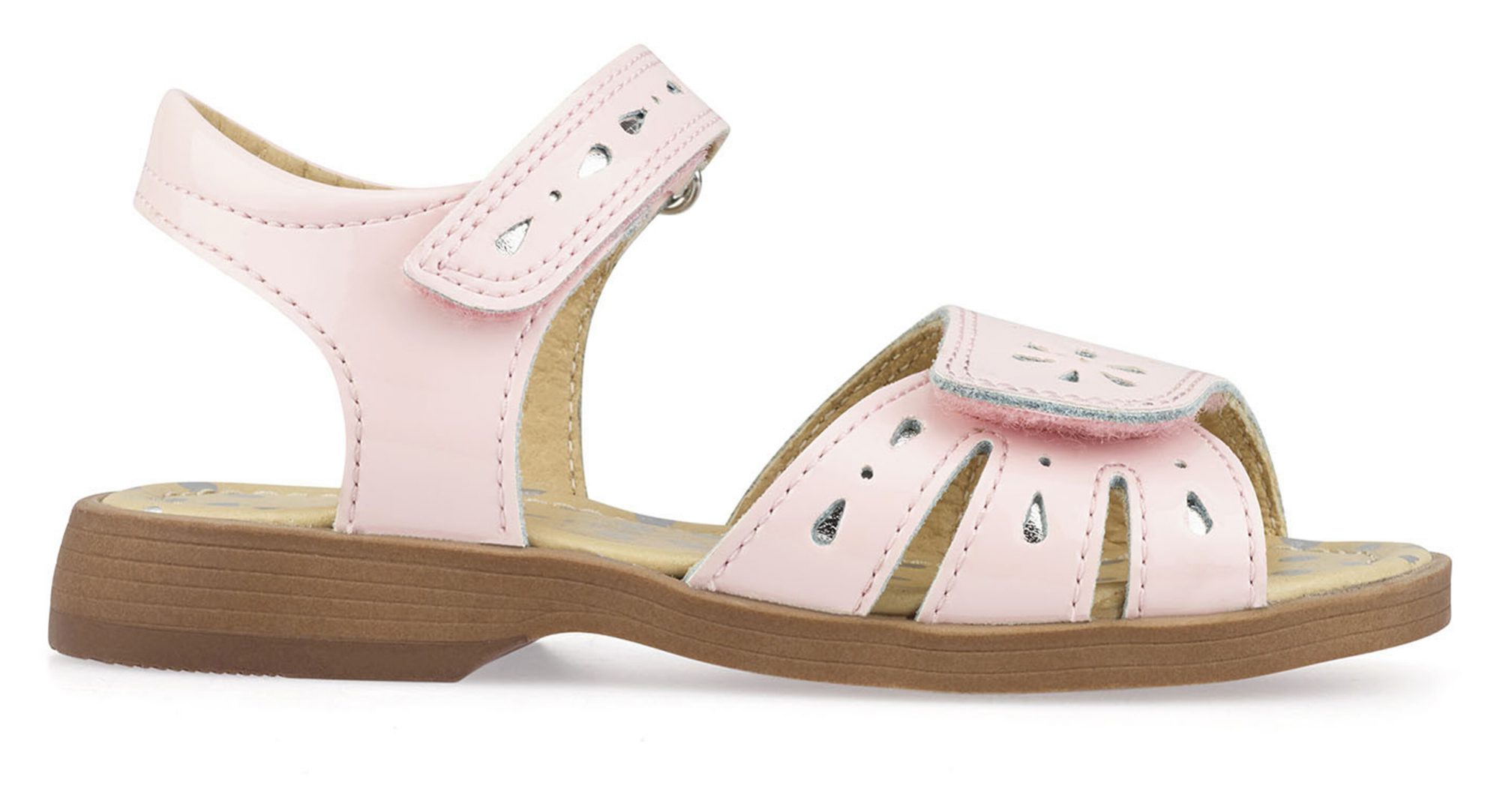 Start-Rite Flutter Pink Patent 5182_6 - Girls Sandals - Humphries Shoes