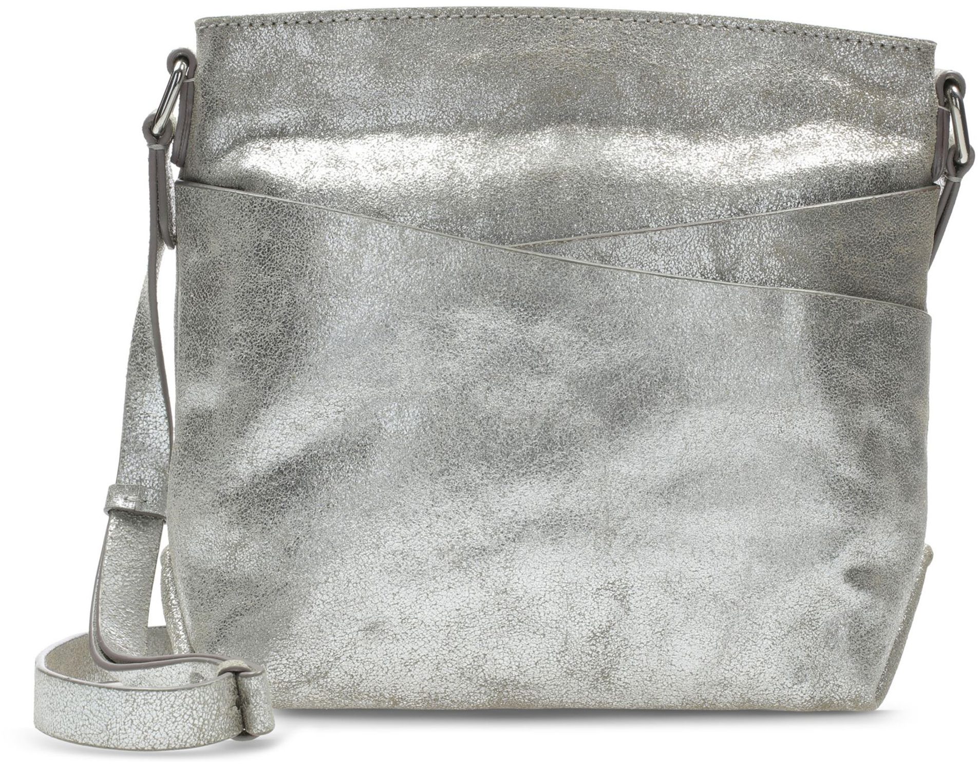 Clarks Topsham Charm Silver Leather 26141360 - Cross Body Bags ...