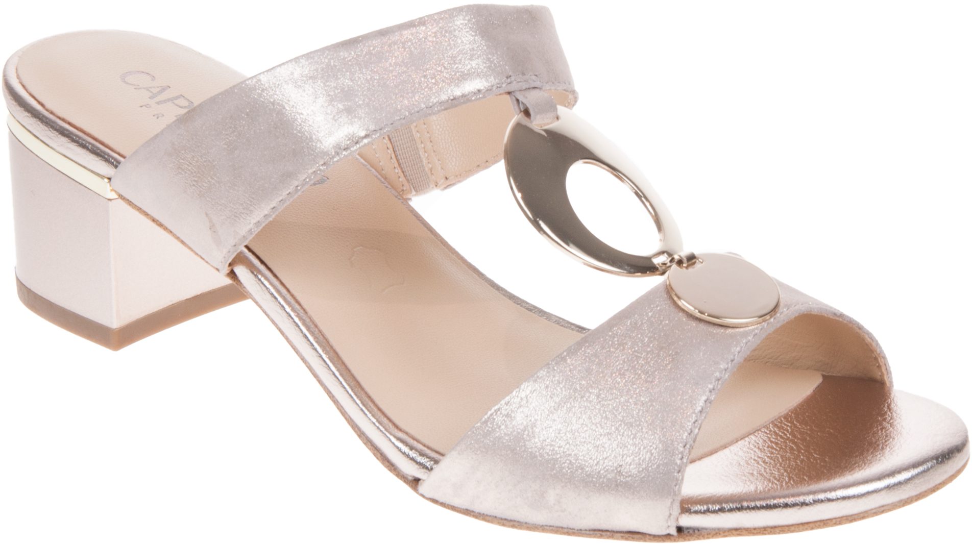 Caprice Mules - silver metal./argenté Caprice Mules - silver metal./argenté