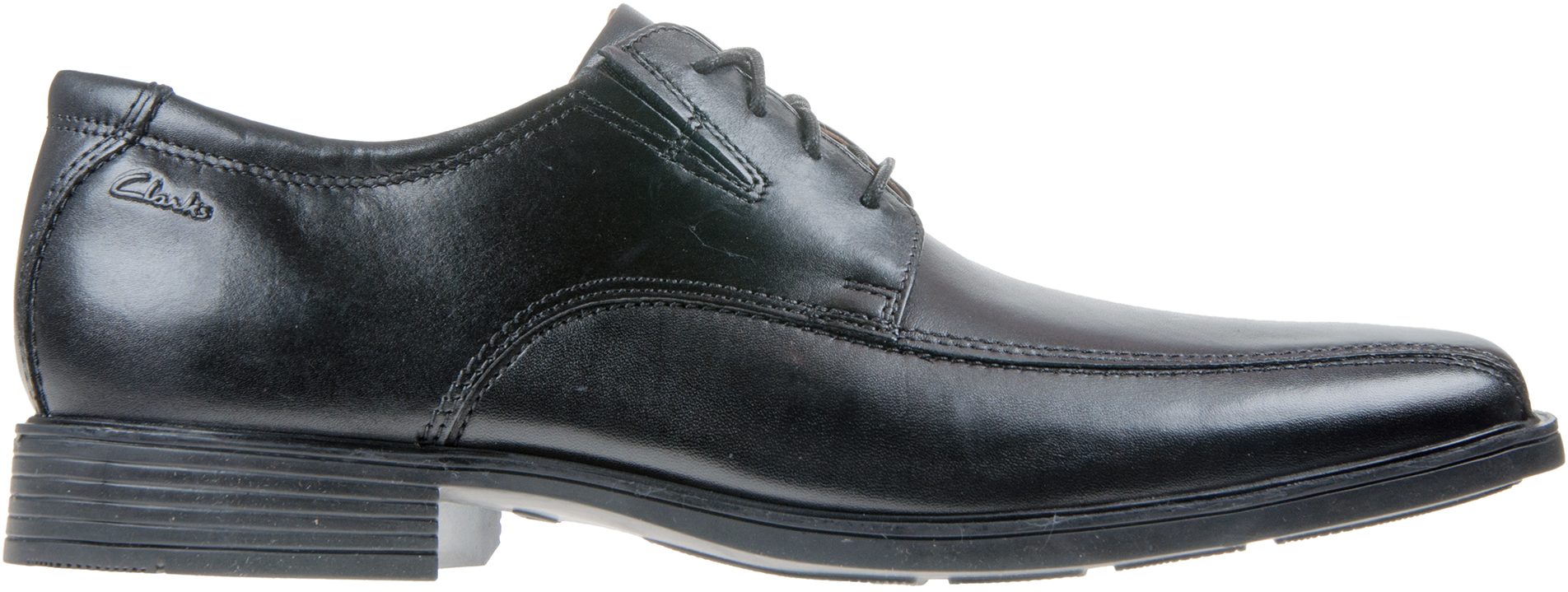 Clarks Tilden Walk Black 26110310 - Formal Shoes - Humphries Shoes