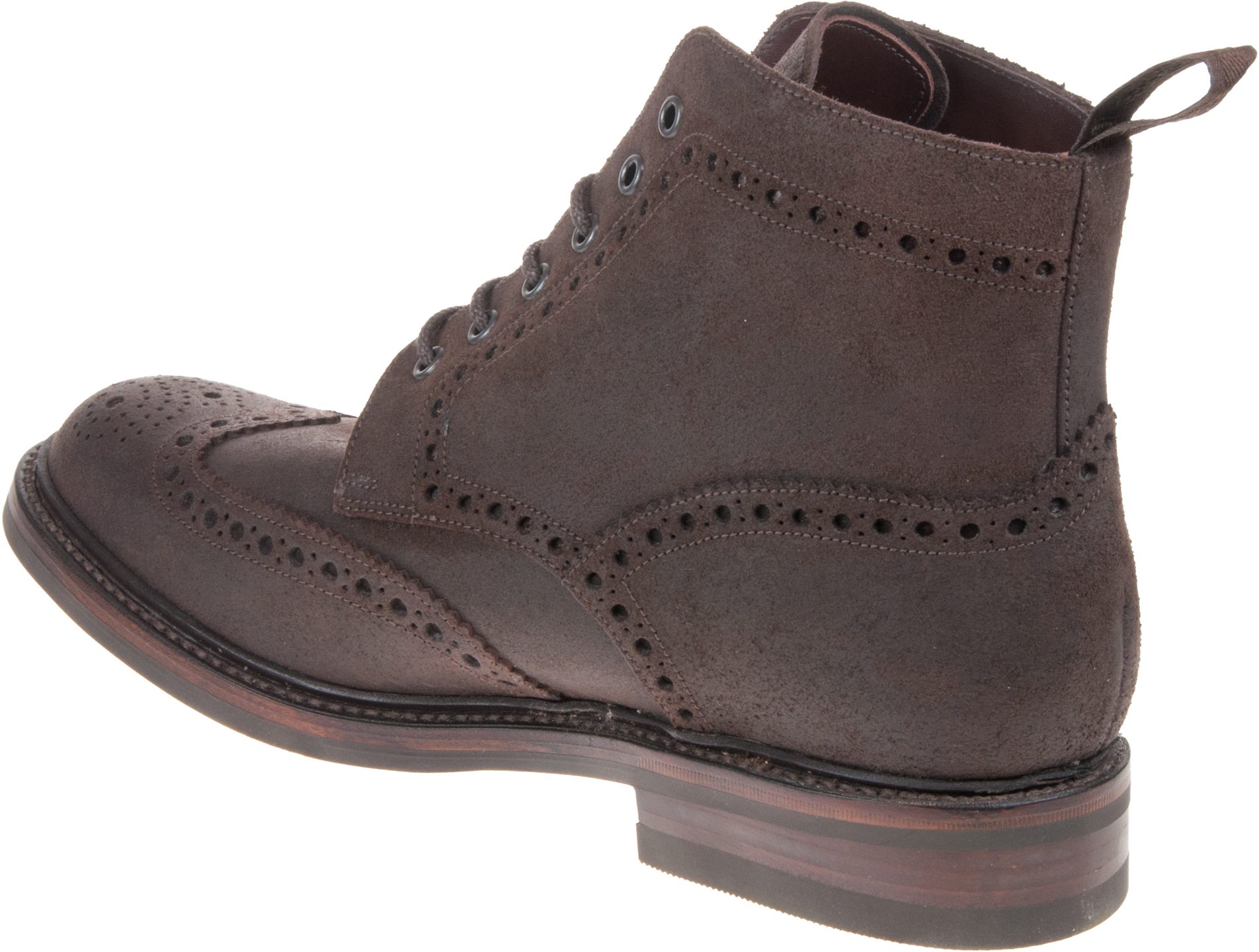 loake bedale waxed suede