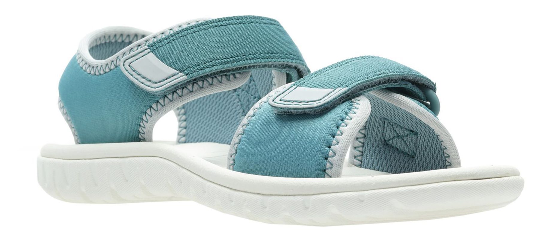 Clarks Surfing Tide Kid Teal Synthetic 26140849 - Girls Sandals ...