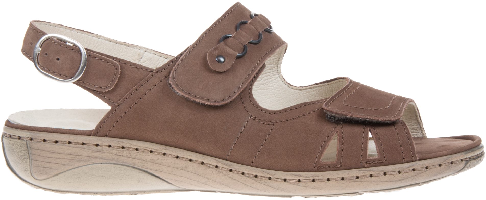 Waldlaufer Garda Brown 210004 191 046 - Full Sandals - Humphries Shoes