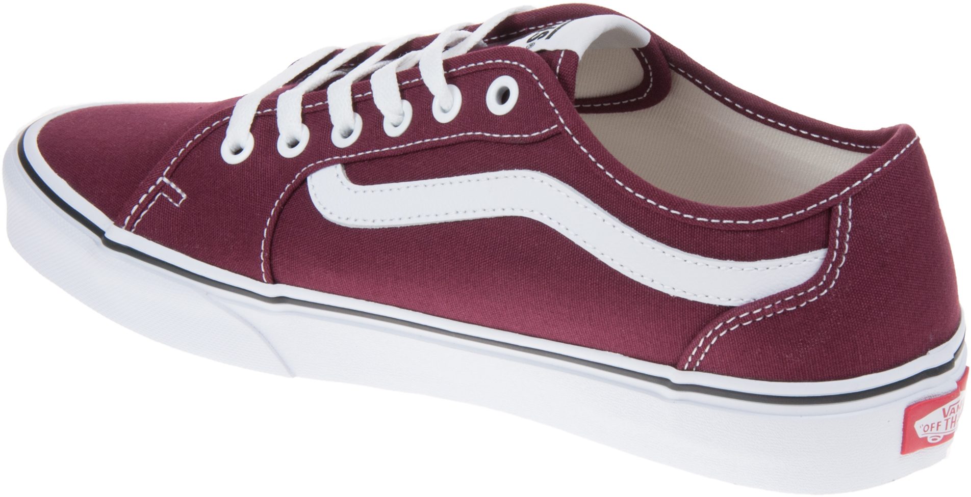 Vans Filmore Decon Men’s Skate Shoes – Red/White Suede main image 0