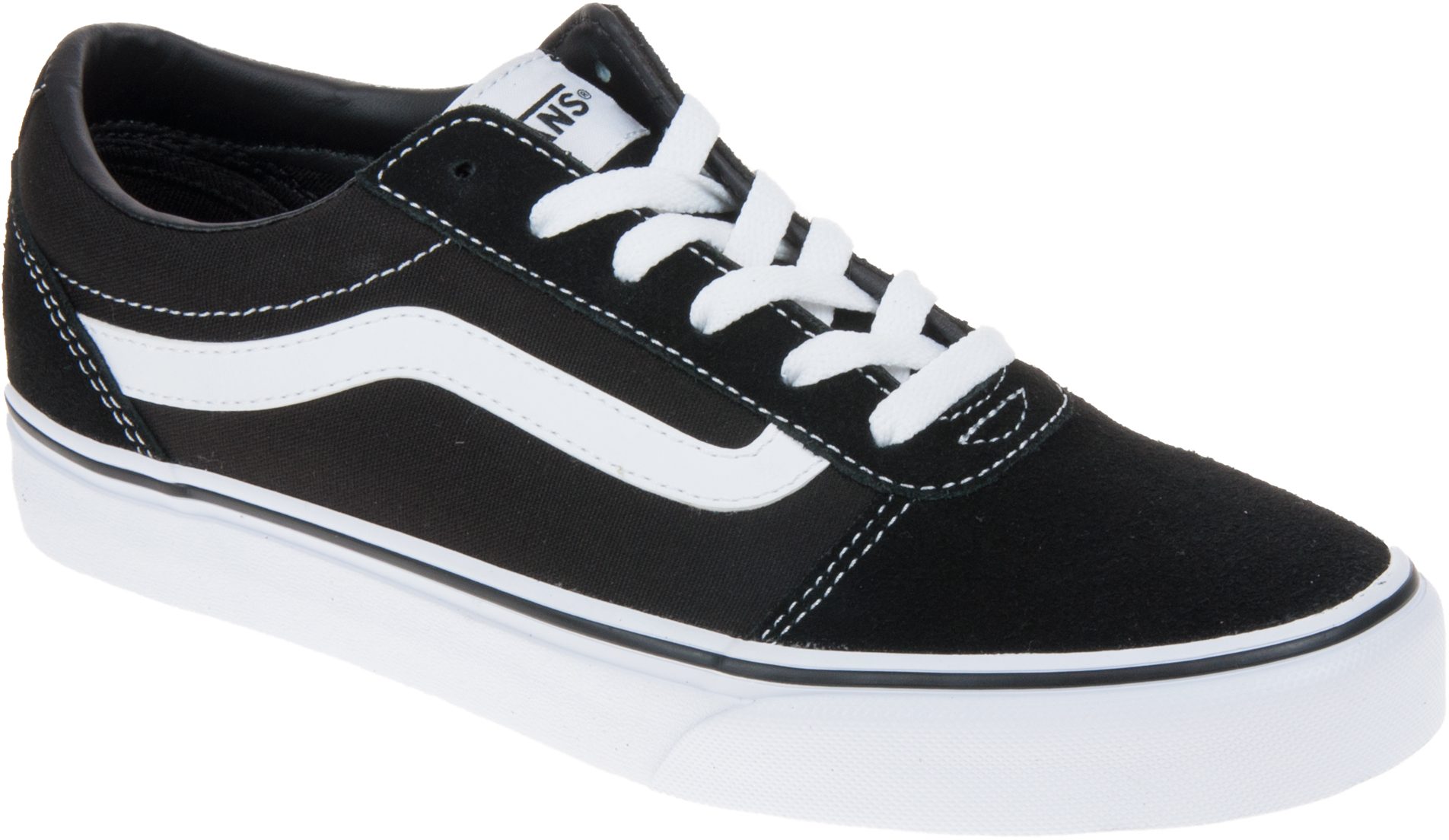 Vans Womens Ward Black / White VN0A3IUNIJU1 Everyday Shoes