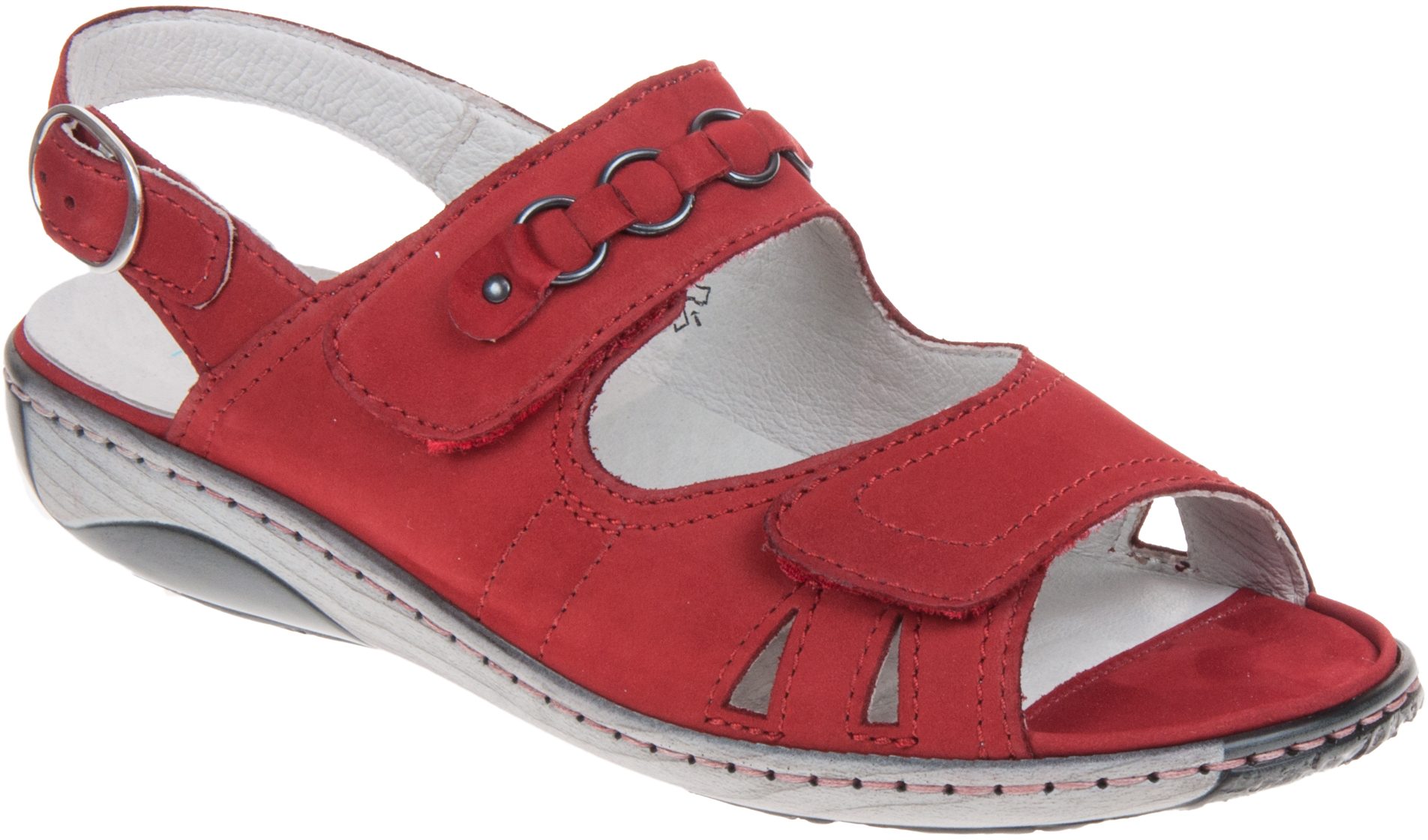 Waldlaufer Garda Cherry 210004 191 023 Full Sandals