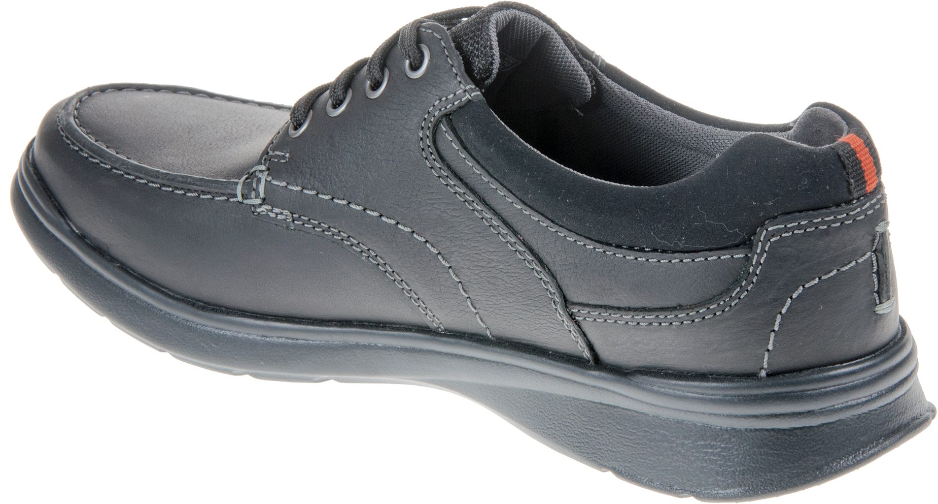 Clarks Cotrell Edge Black Oily 26120211 - Casual Shoes - Humphries Shoes