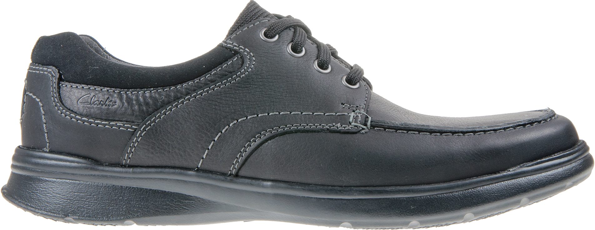 Clarks Cotrell Edge Black Oily 26120211 - Casual Shoes - Humphries Shoes