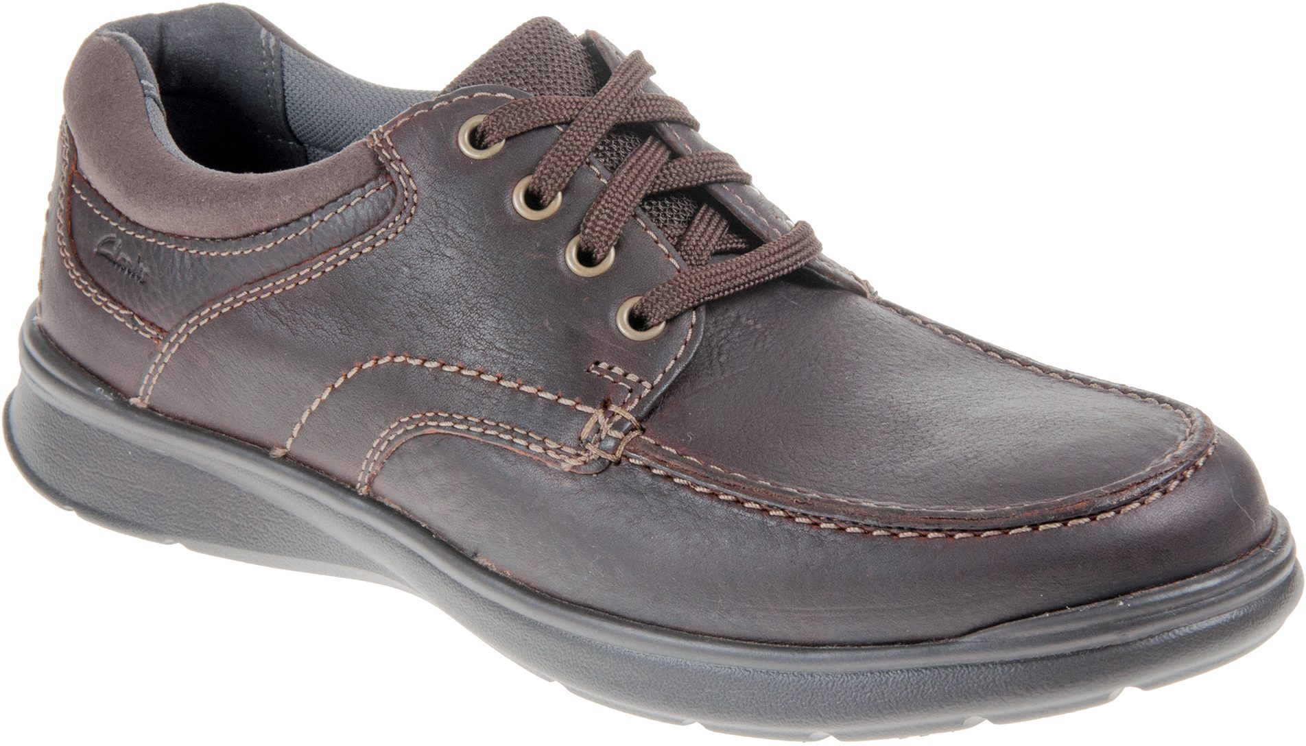 Clarks Cotrell Edge Brown Oily 26119803 - Casual Shoes - Humphries Shoes
