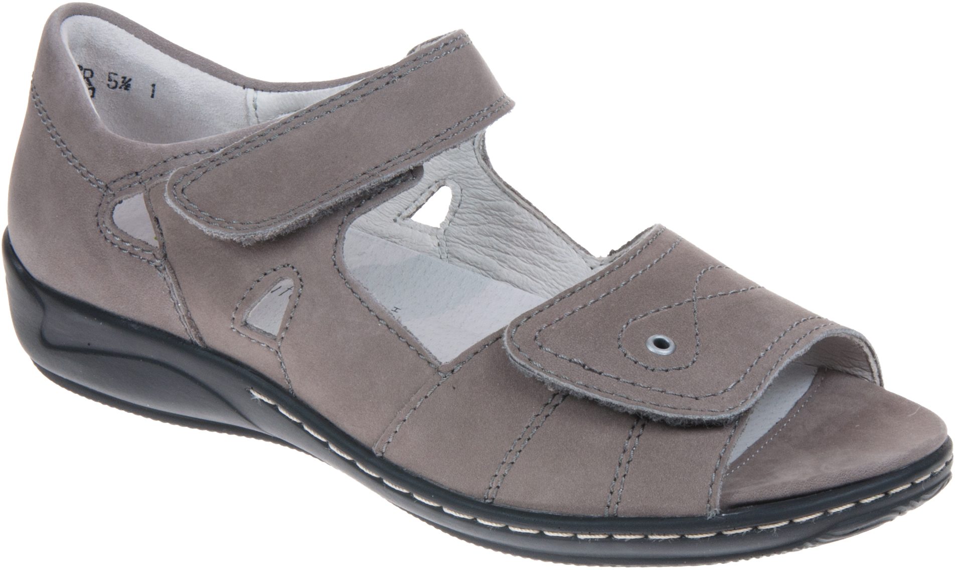 Waldlaufer Hilena Grey 582028 191 088 Full Sandals Humphries Shoes