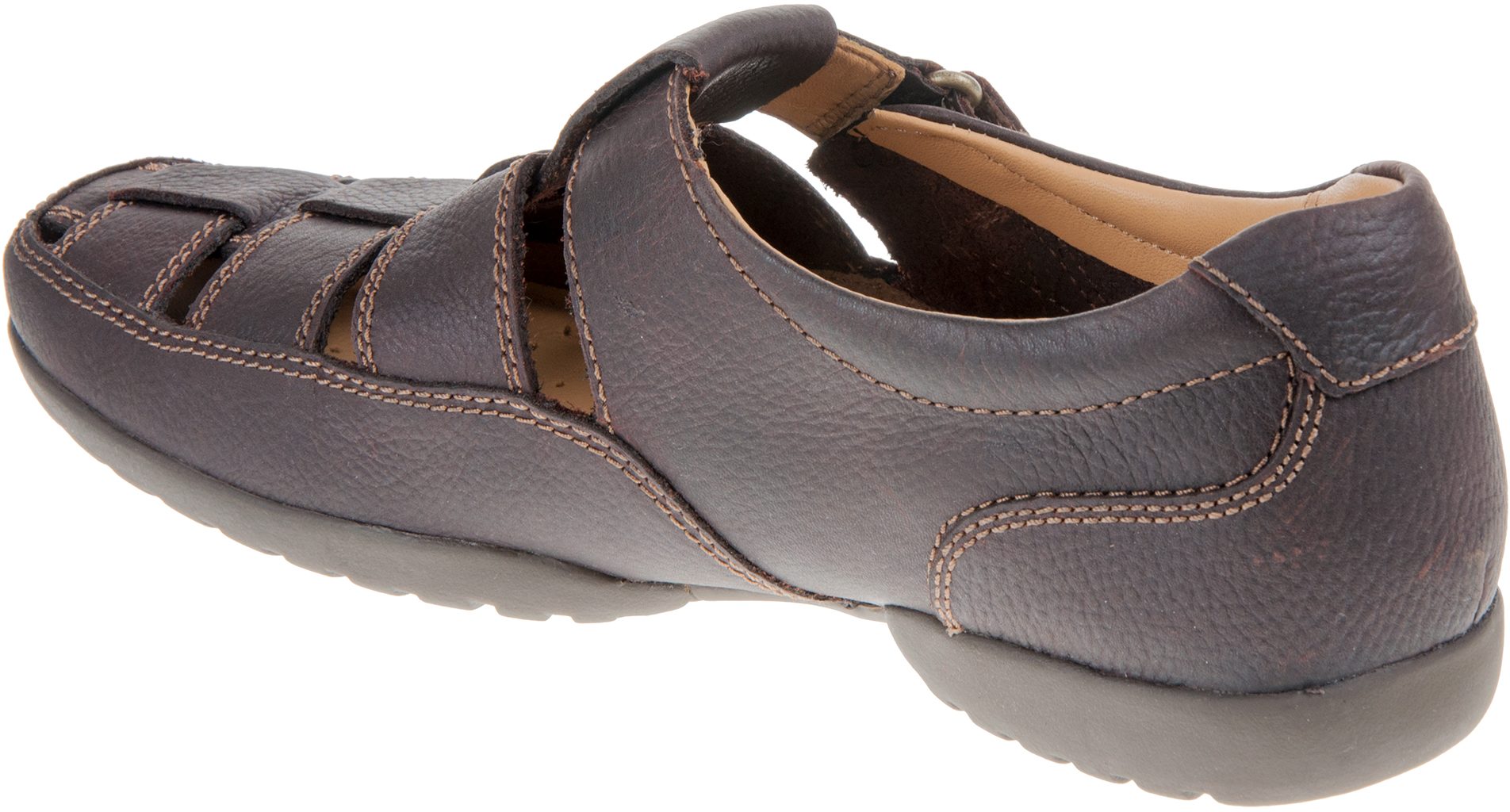Clarks Recline Open Mahogany 20348485 - Casual Shoes - Humphries Shoes