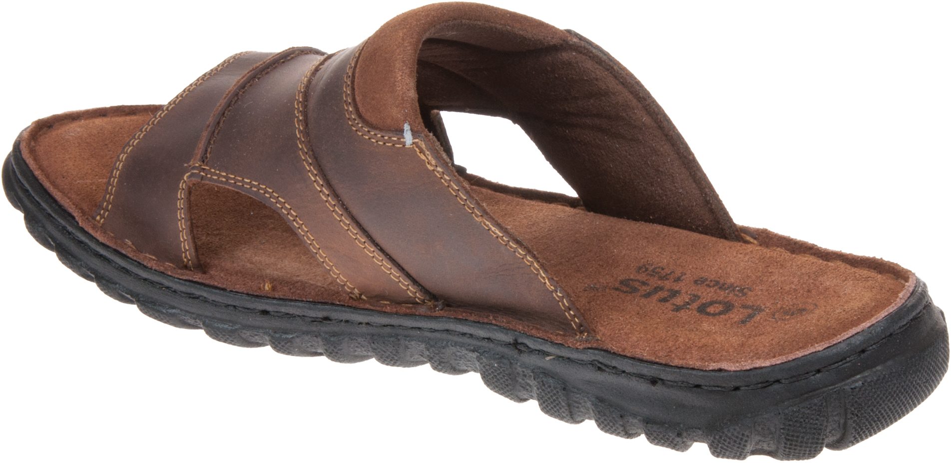 Lotus Cole Brown UMP002 - Mule Sandals - Humphries Shoes