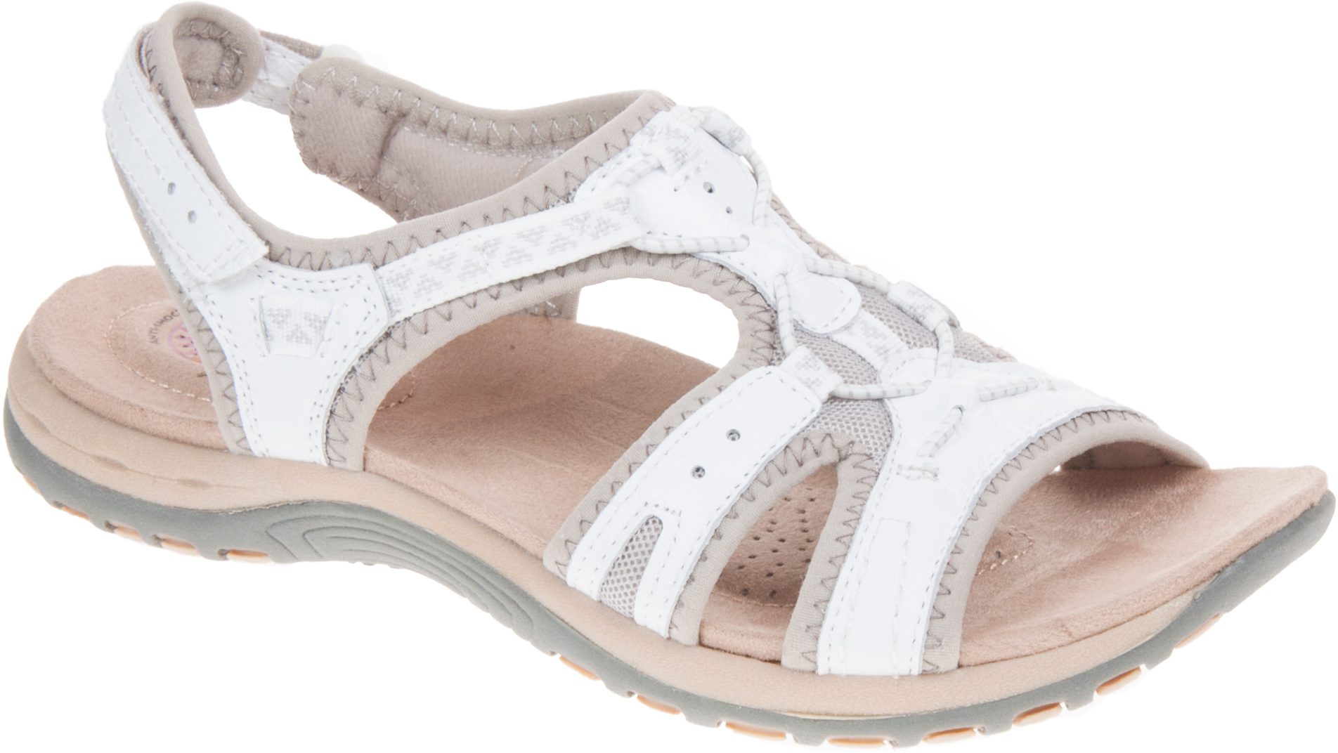 Earth Spirit Fairmont White 30240 - Full Sandals - Humphries Shoes