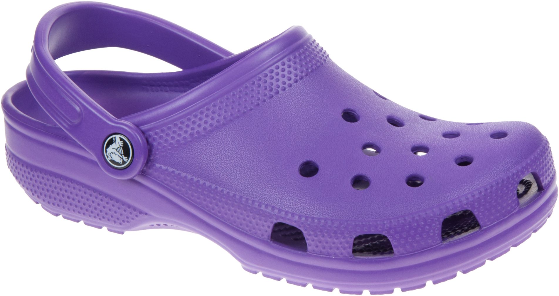 blue and purple crocs