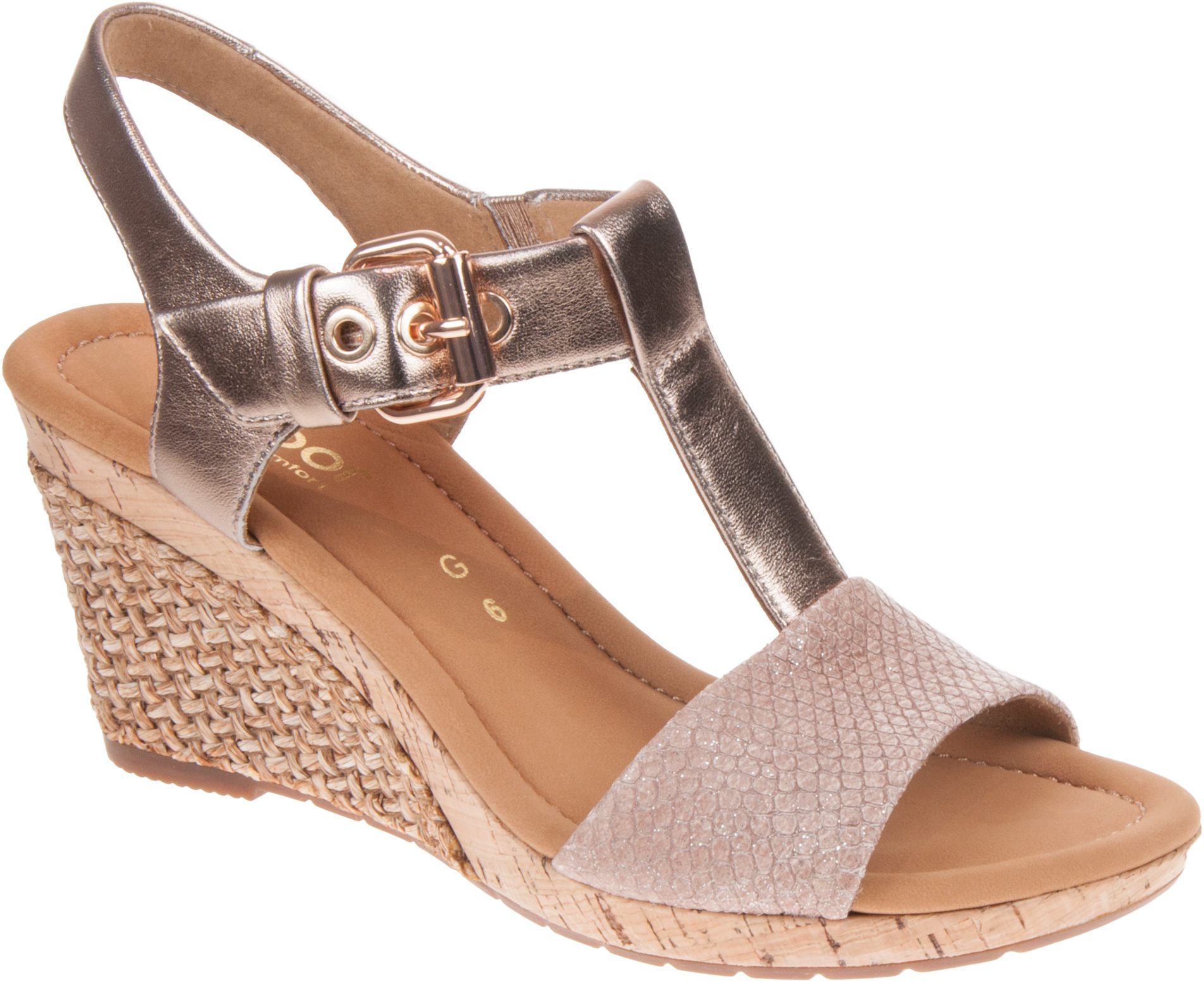 Gabor Karen Daino Rame 22.824.13 Full Sandals Humphries Shoes
