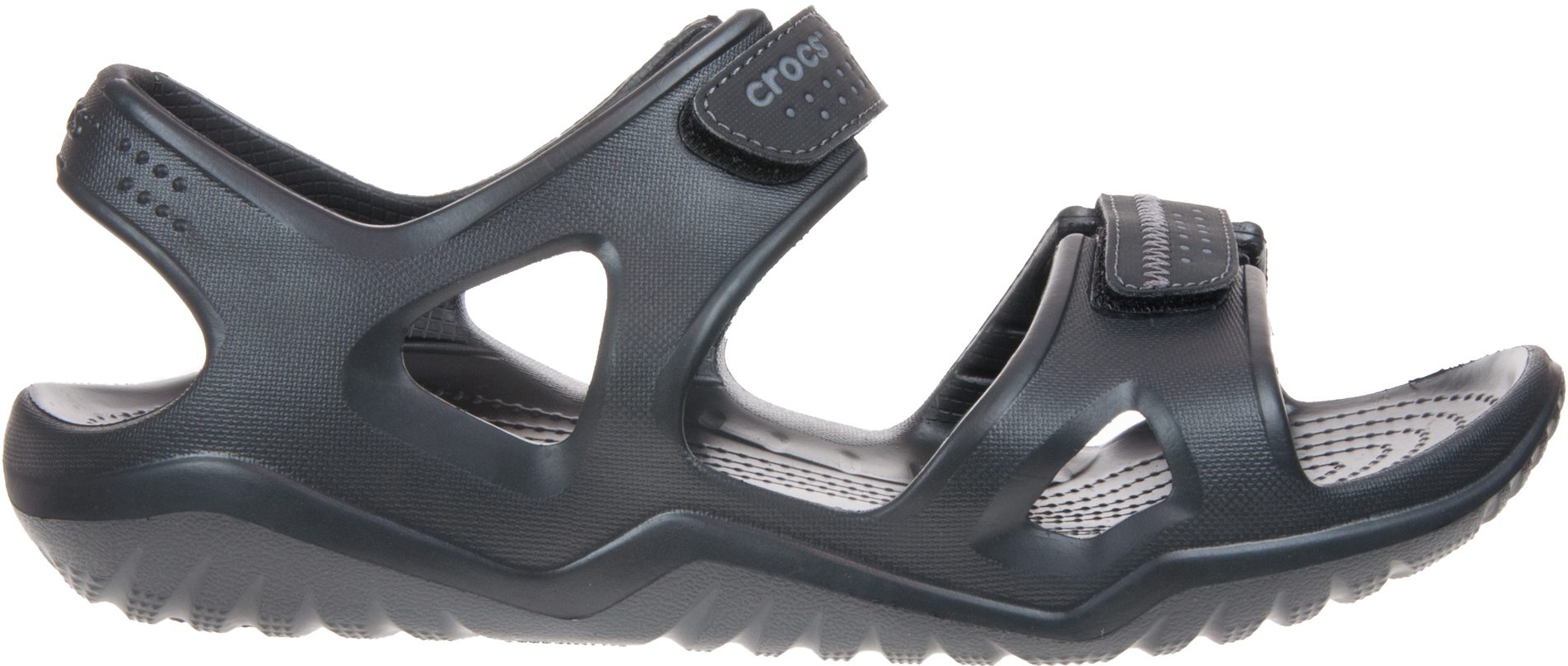 Crocs Mens Swiftwater River Sandal Black 203965060 Full Sandals