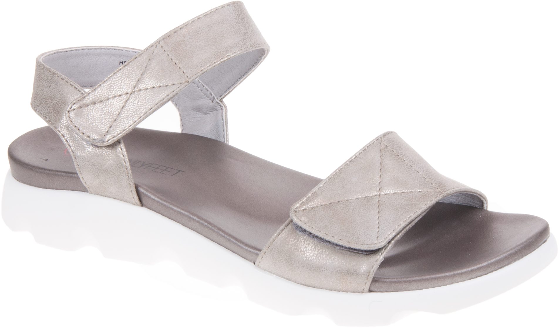 Heavenly Feet Heidi Pewter Full Sandals Humphries Shoes