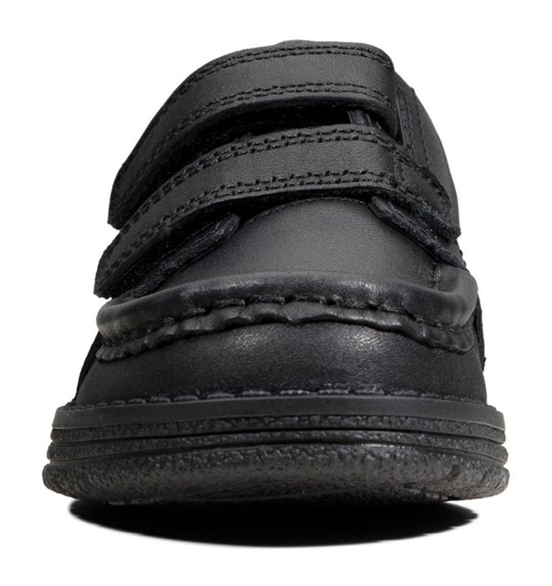 Clarks Mendip Bright Toddler Black Leather 26142893 - Boys School Shoes ...