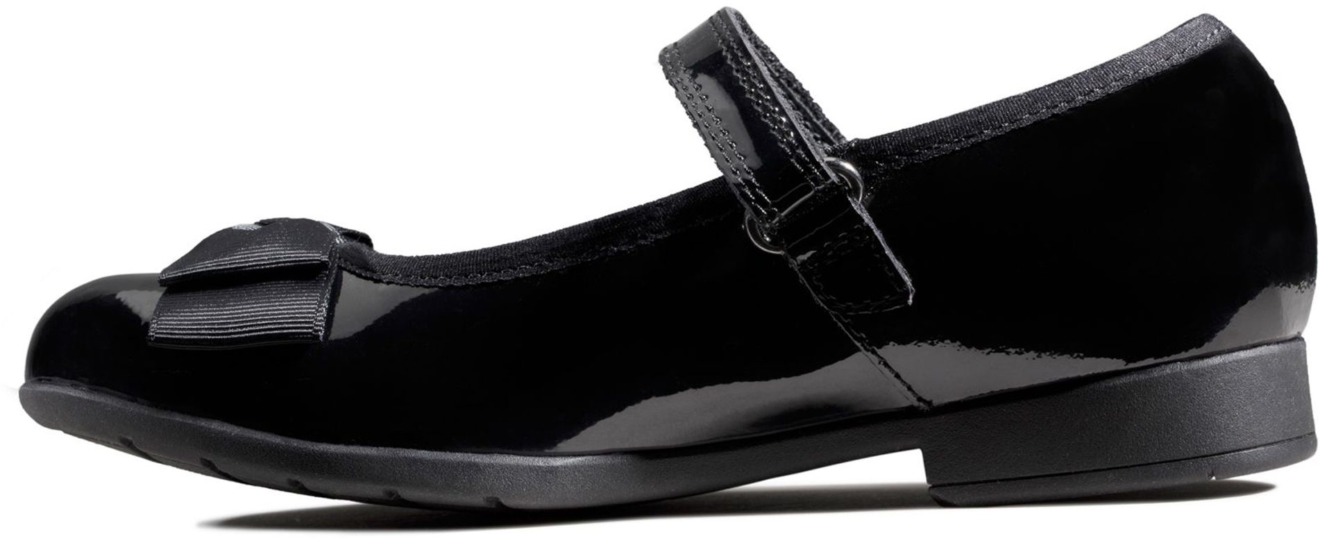 scala lace youth black patent