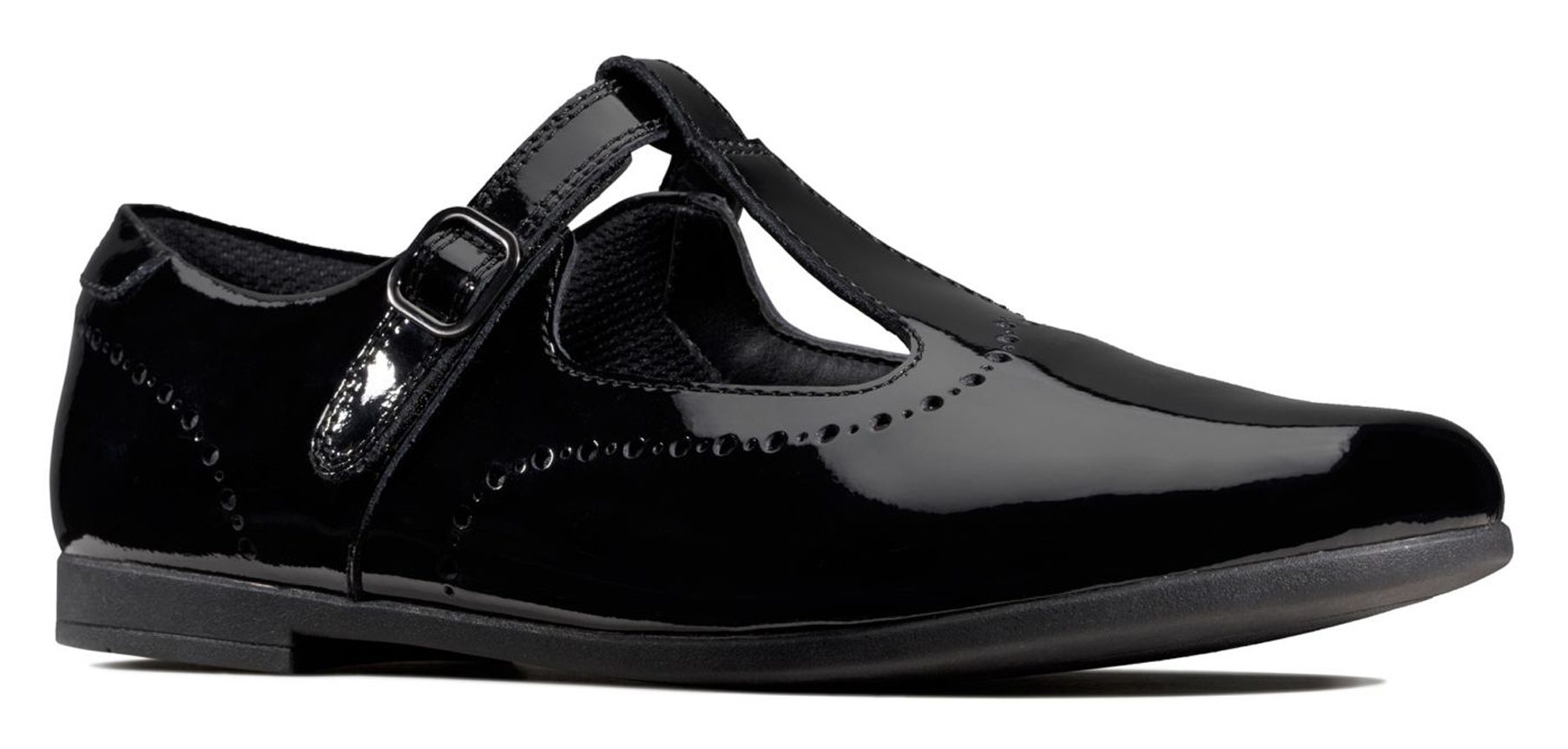 scala lace youth black patent