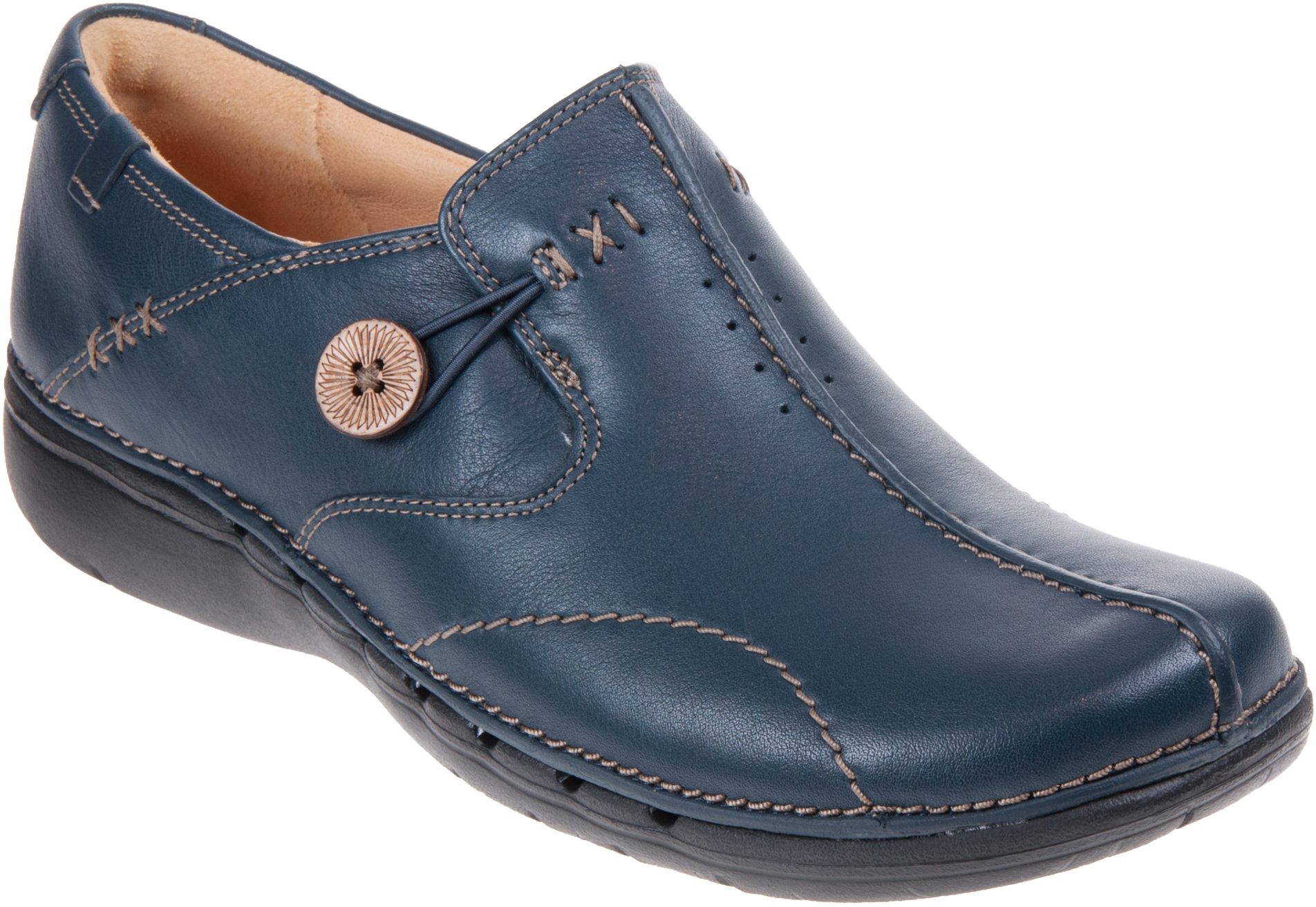 clarks un loop leather shoes