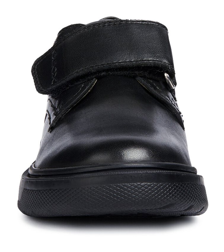 geox black leather riddock