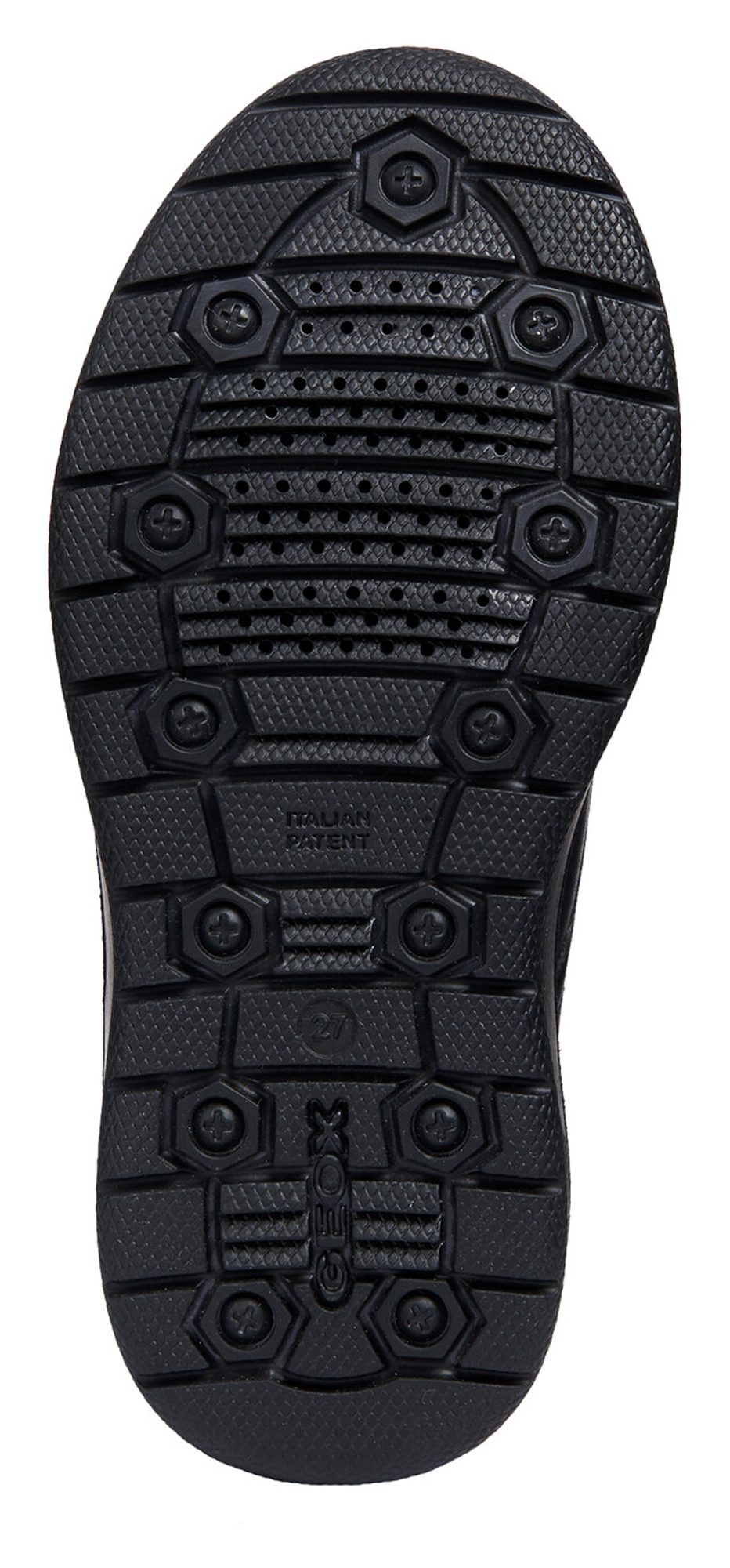 geox black leather riddock