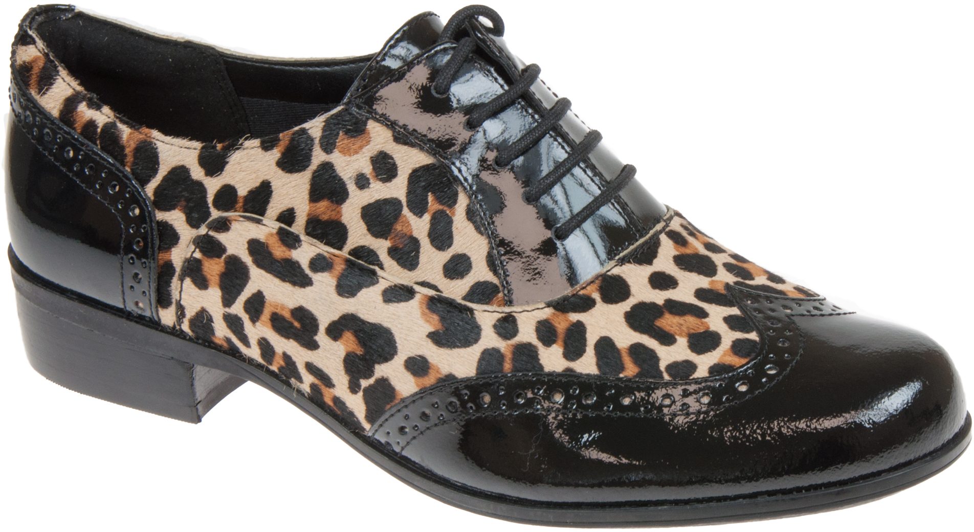 clarks hamble oak leopard print