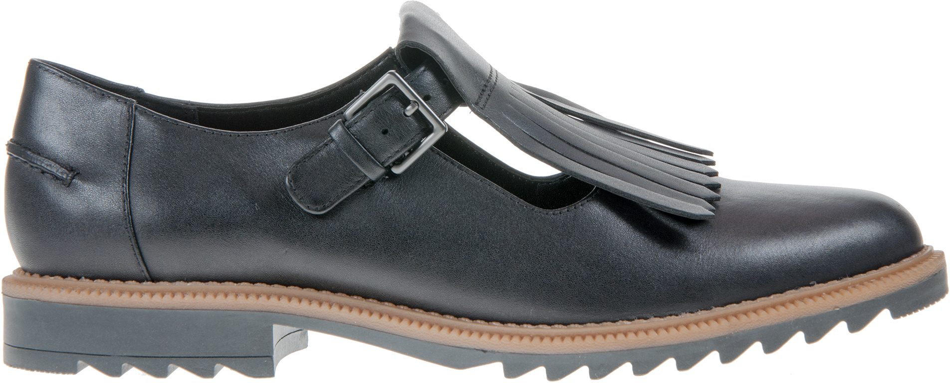 clarks griffin mia black leather