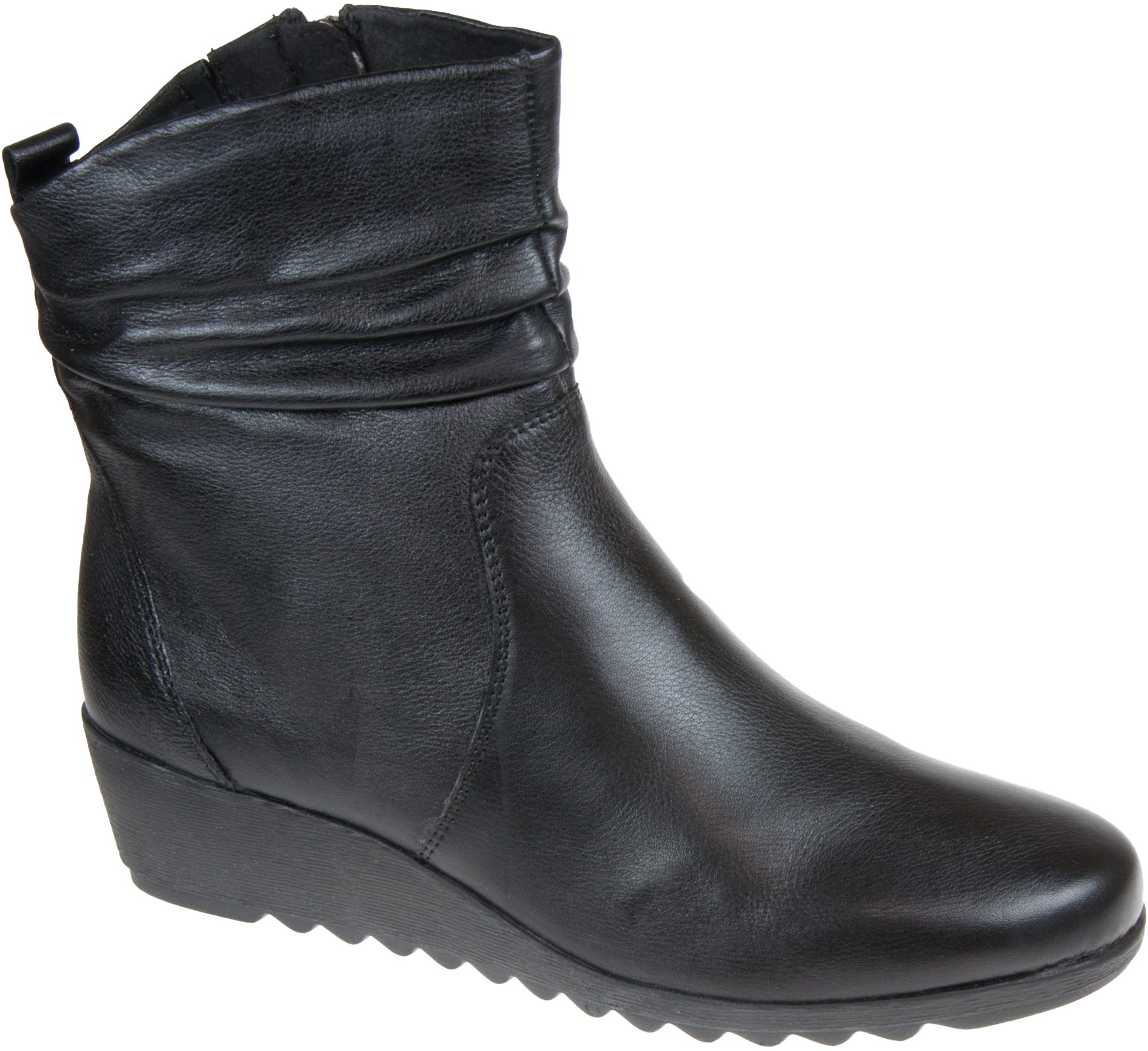 Caprice Bettina 65 Black Nappa 25465-23 022 - Ankle Boots - Humphries Shoes