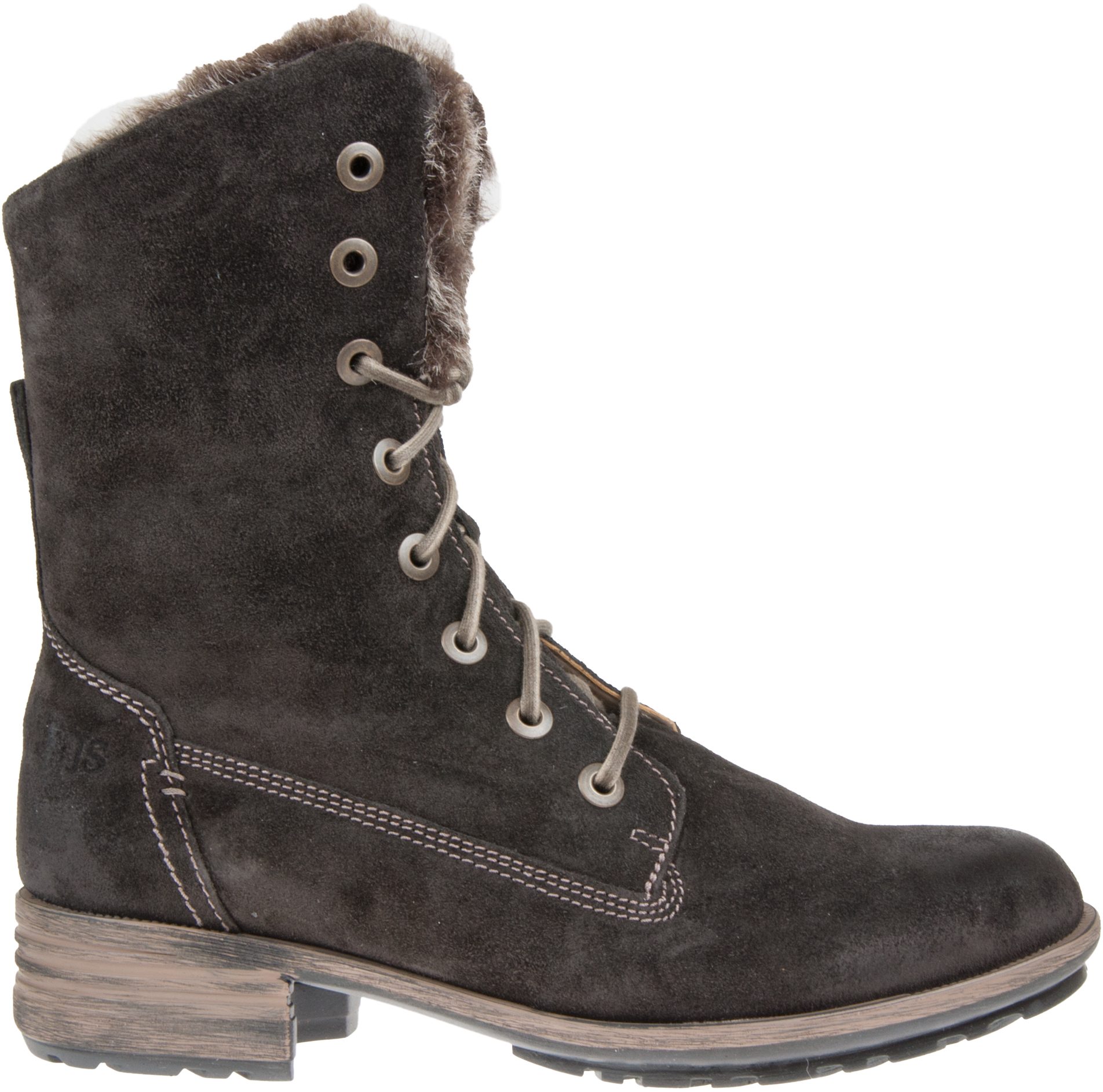 josef seibel sandra 93 suede lace up boots khaki