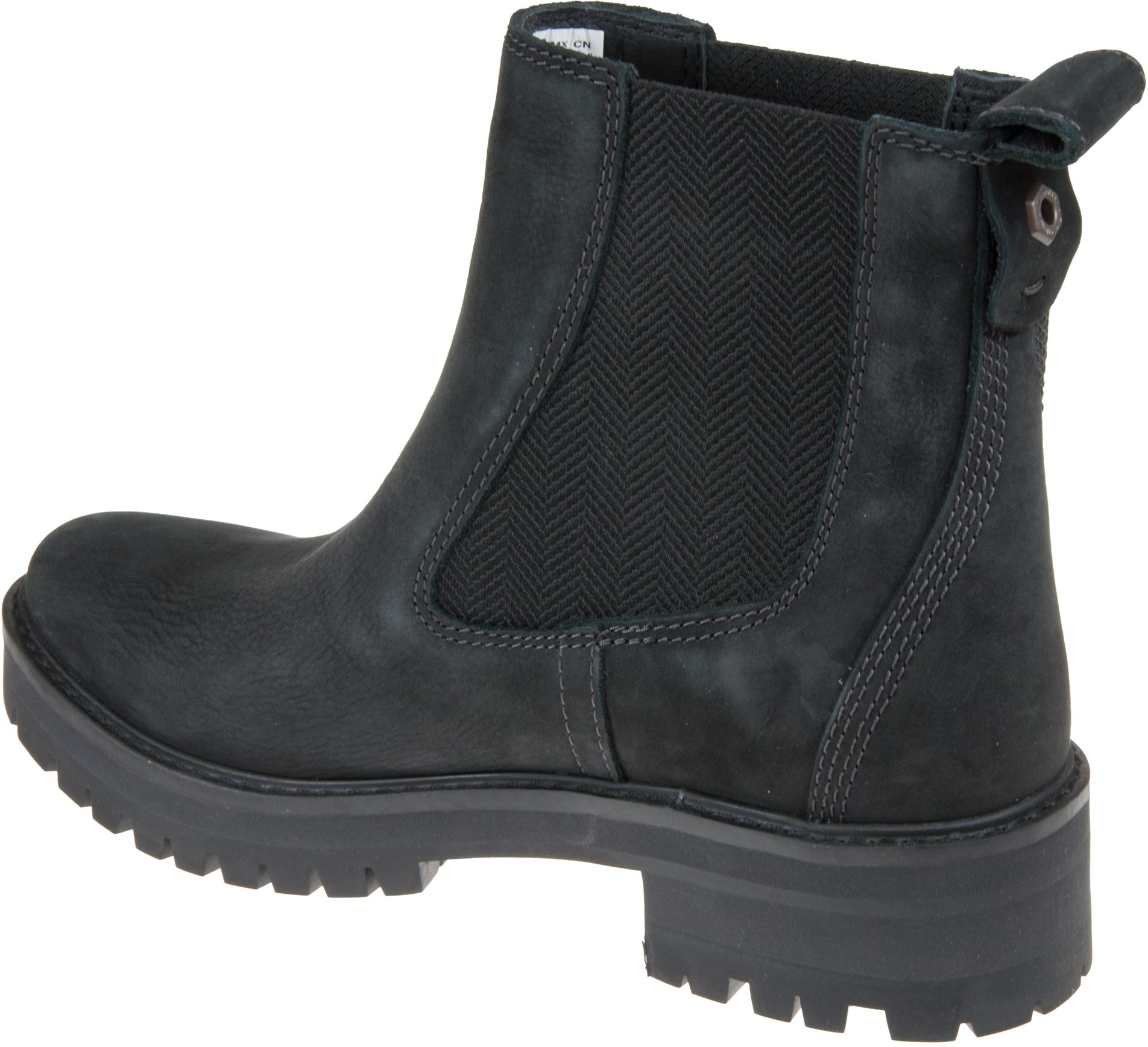 timberland courmayeur valley chelsea black nubuck