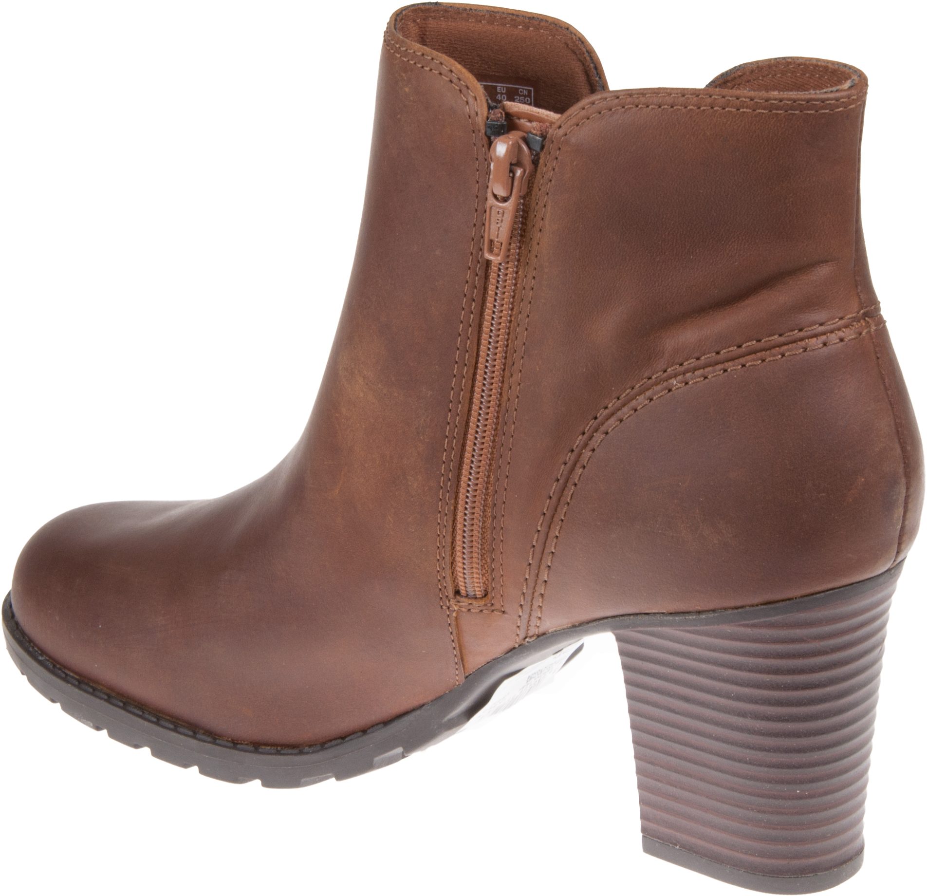 Clarks Verona Trish Dark Tan Leather 26137244 - Ankle Boots - Humphries ...