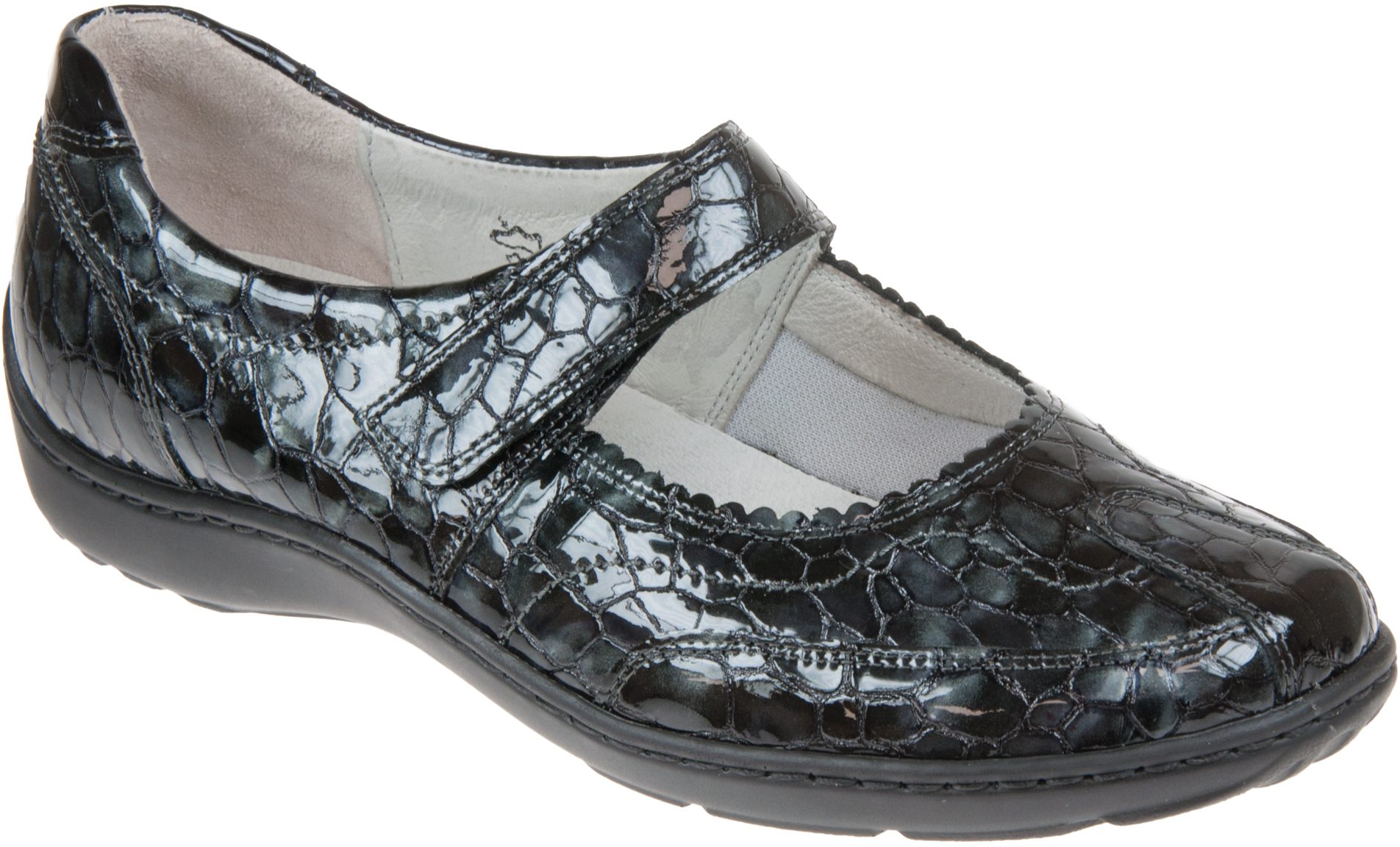 Waldlaufer Henni 302 Stahl 496302 155 006 Everyday Shoes Humphries