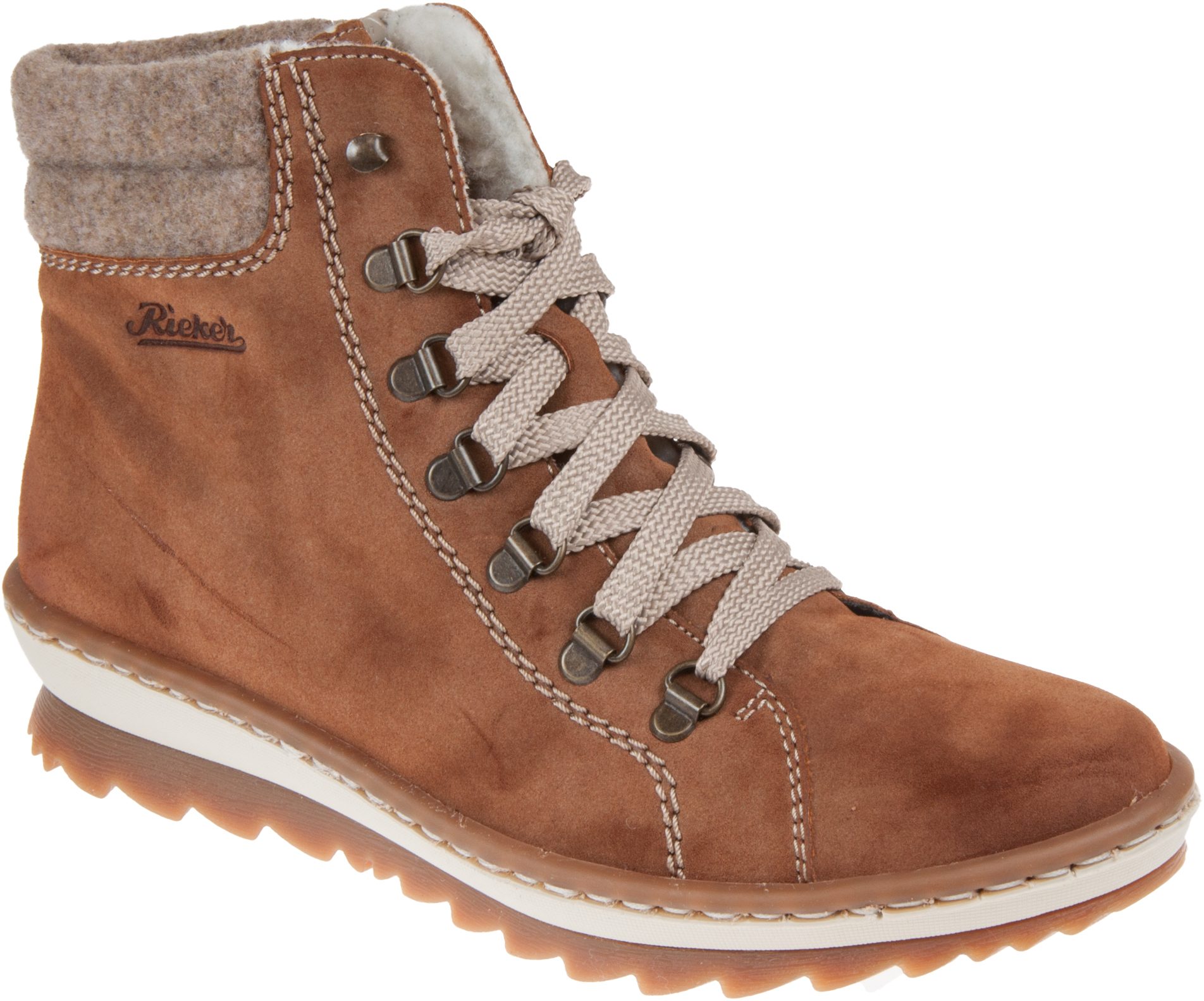 Rieker Felicitas Plain Brown Z8610 24 Ankle Boots Humphries Shoes