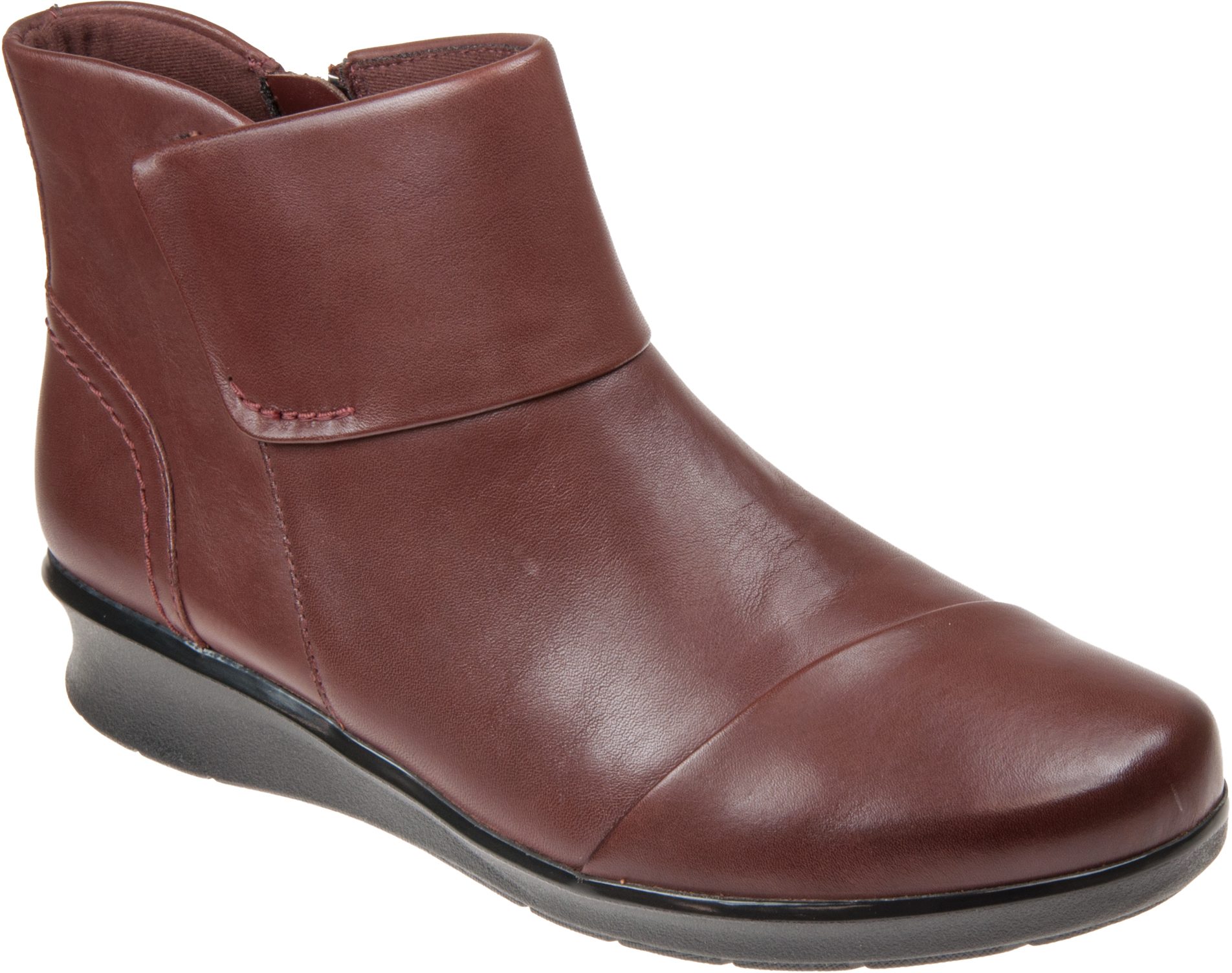 mahogany ankle boots
