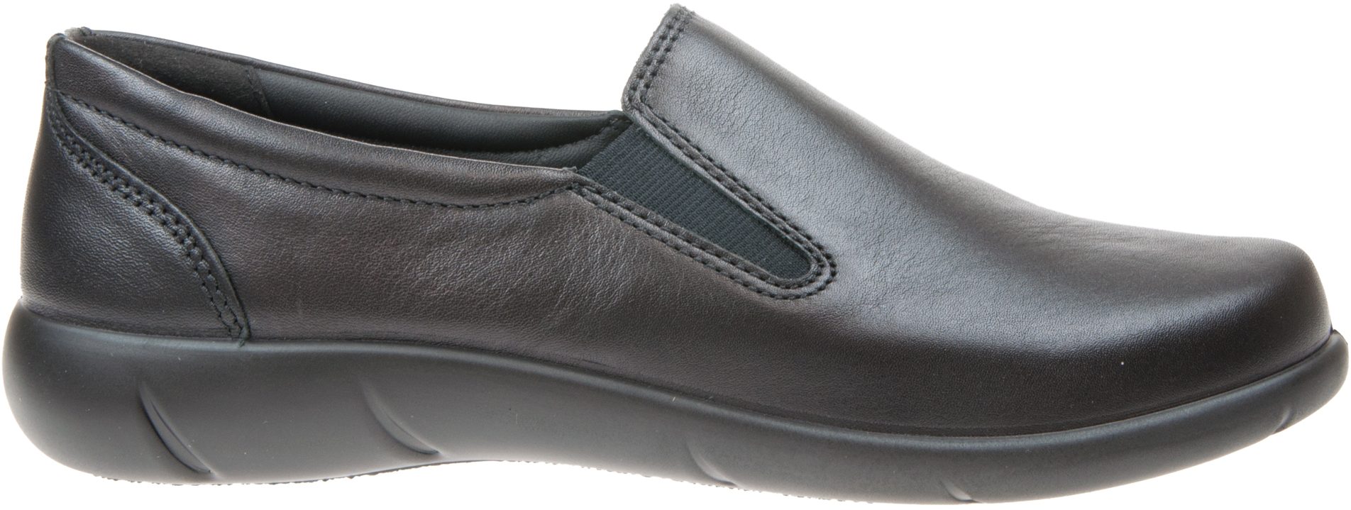 Hotter Glove Jet Black Leather GLOVE2 Everyday Shoes