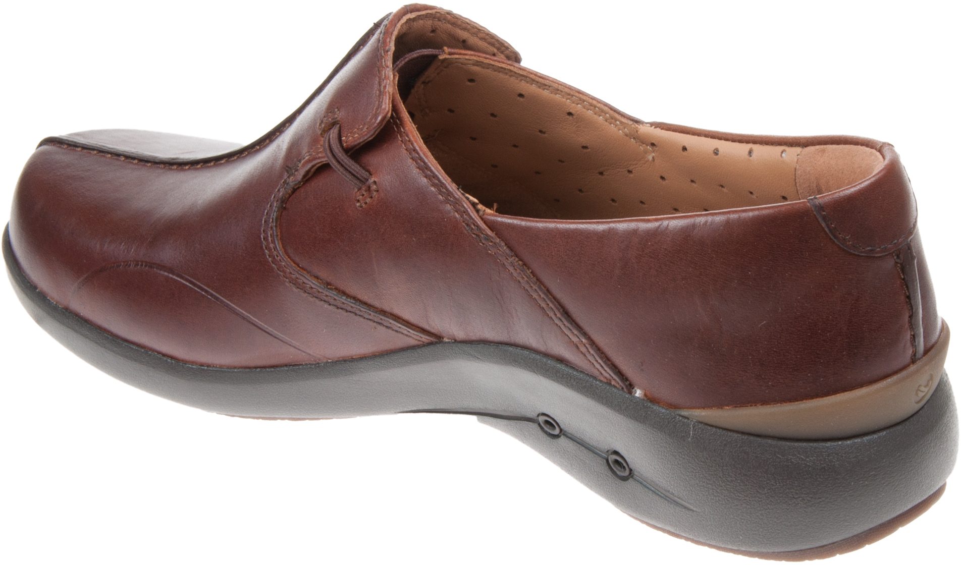 Clarks Un.Loop 2 Walk, Mocassino Donna In Pelle, Con Plantare Ortopedico Rimovibile, Tacco 3 Cm, Beige
