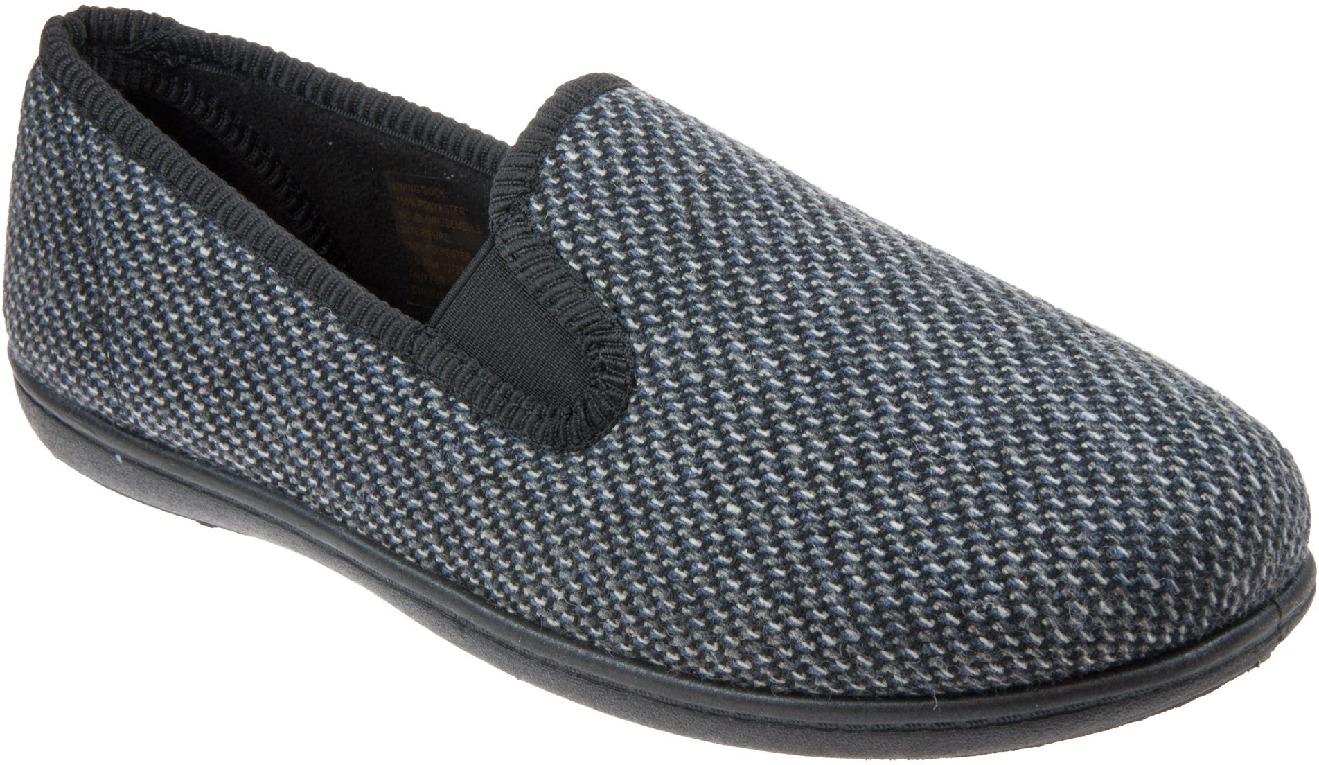 Clarks King Twin Grey Interest 26144595 - Full Slippers - Humphries Shoes