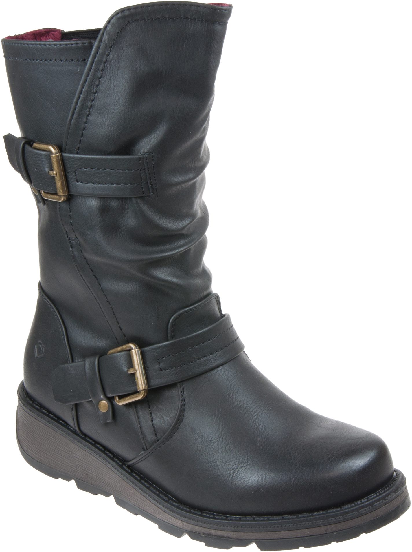 Heavenly Feet Hannah Black Calf Boots Humphries Shoes