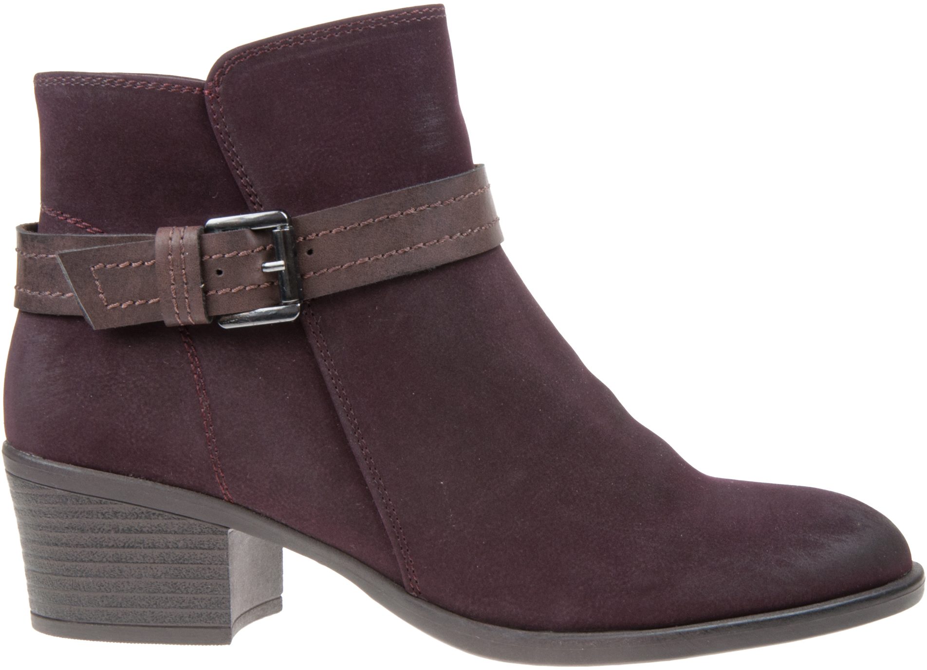 Heavenly Feet Daisy Deep Burgundy Ankle Boots Humphries Shoes