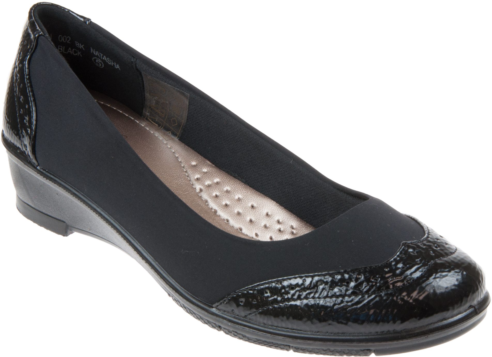 Lunar Natasha Black FLN002 BK - Everyday Shoes - Humphries Shoes