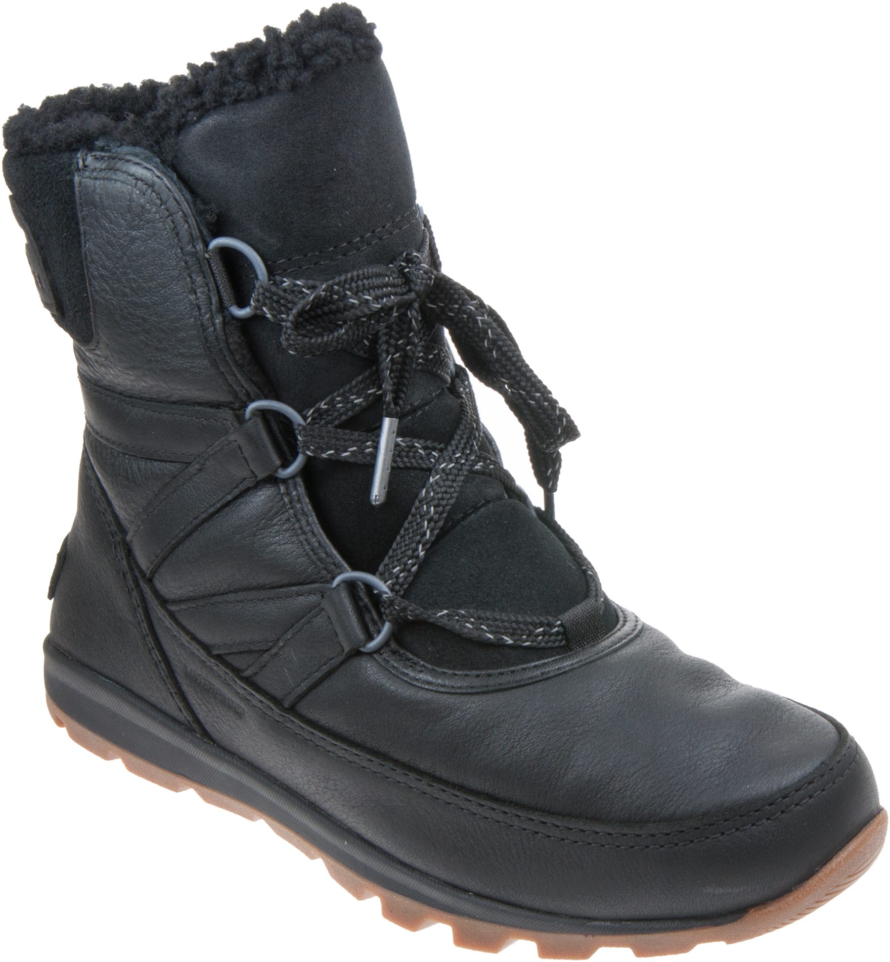 sorel whitney flurry boots black