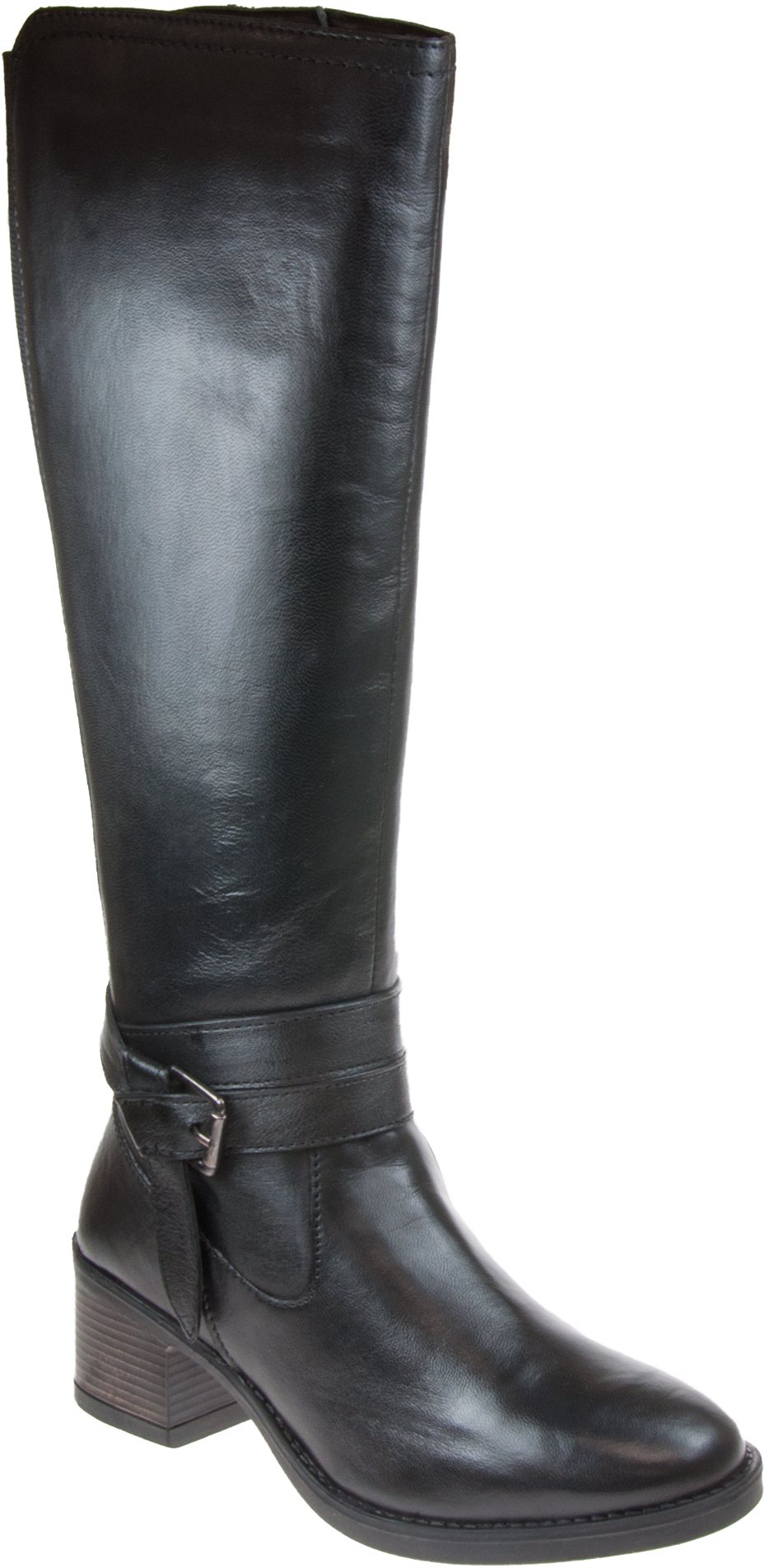 Lotus Janessa Black ULB017 Knee High Boots Humphries Shoes