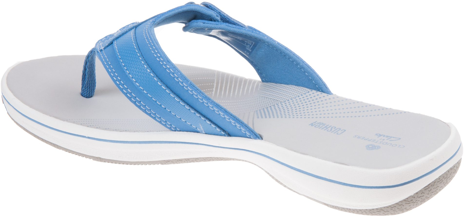 Clarks Brinkley Sea Blue 26148899 - Toe Post Sandals - Humphries Shoes